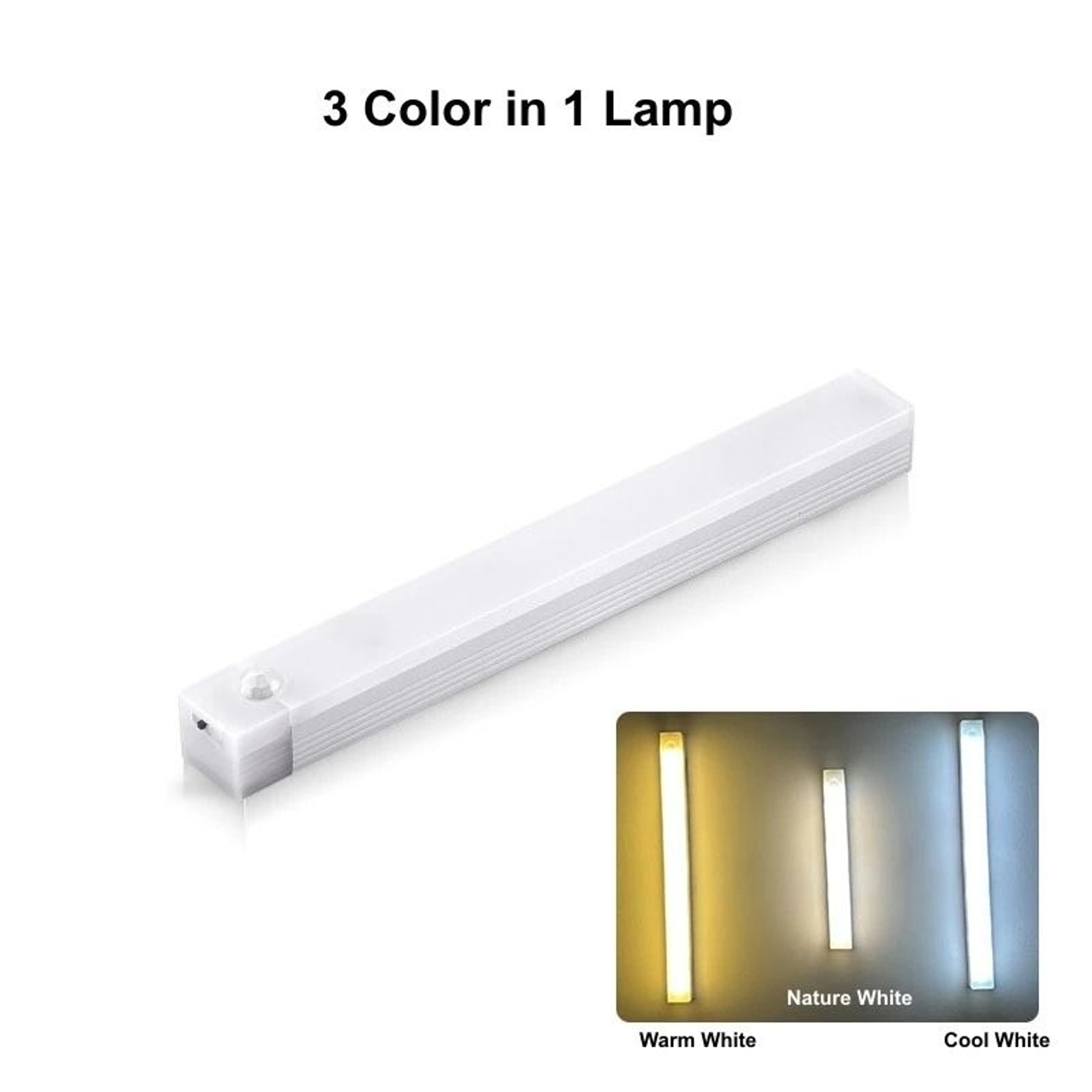 Rechargeable Motion Sensor LED Bar Light For Closet And Under Cabinet Use 2