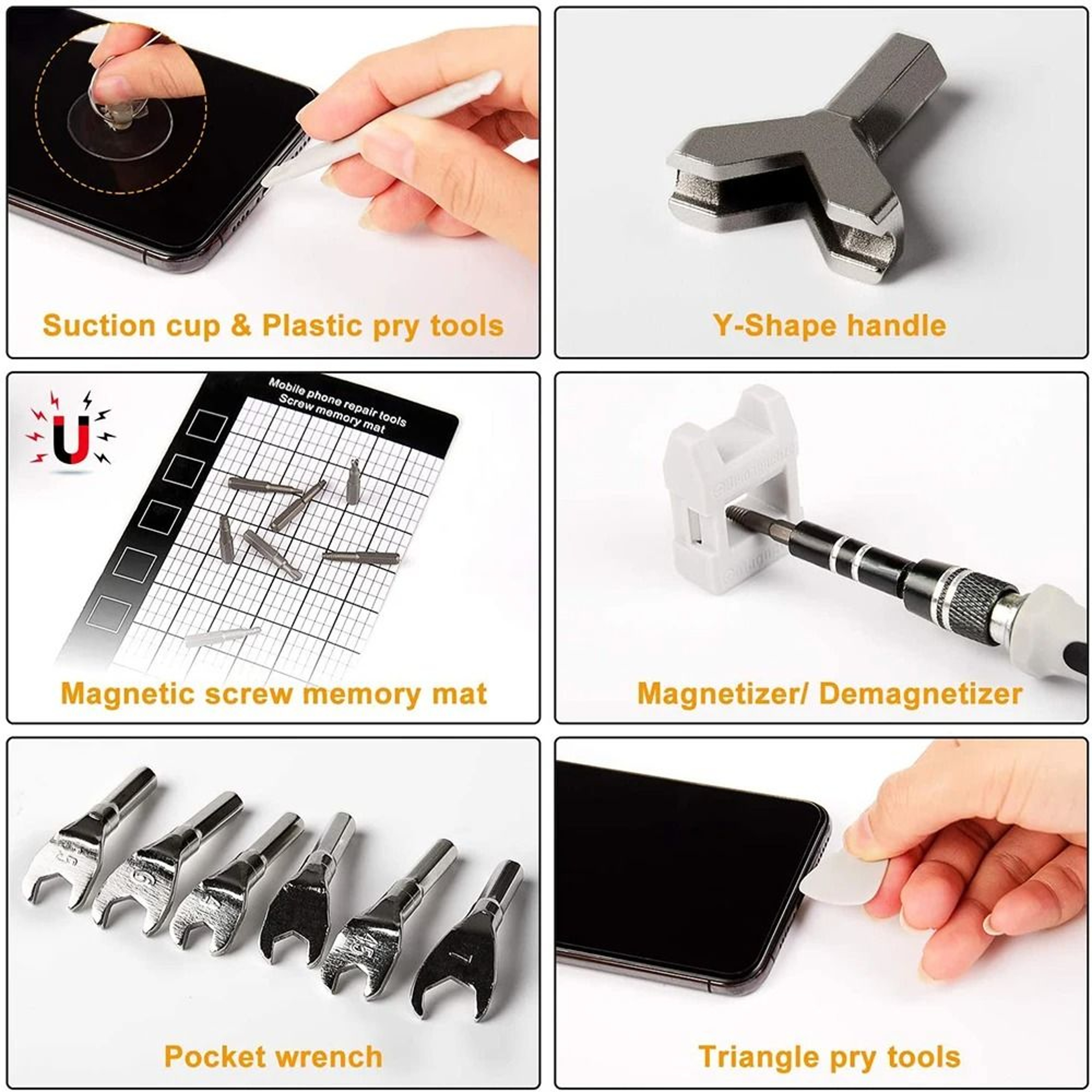 Precision Screwdriver Set Magnetic Multi Bit Repair Tool Kit For Electronics 10