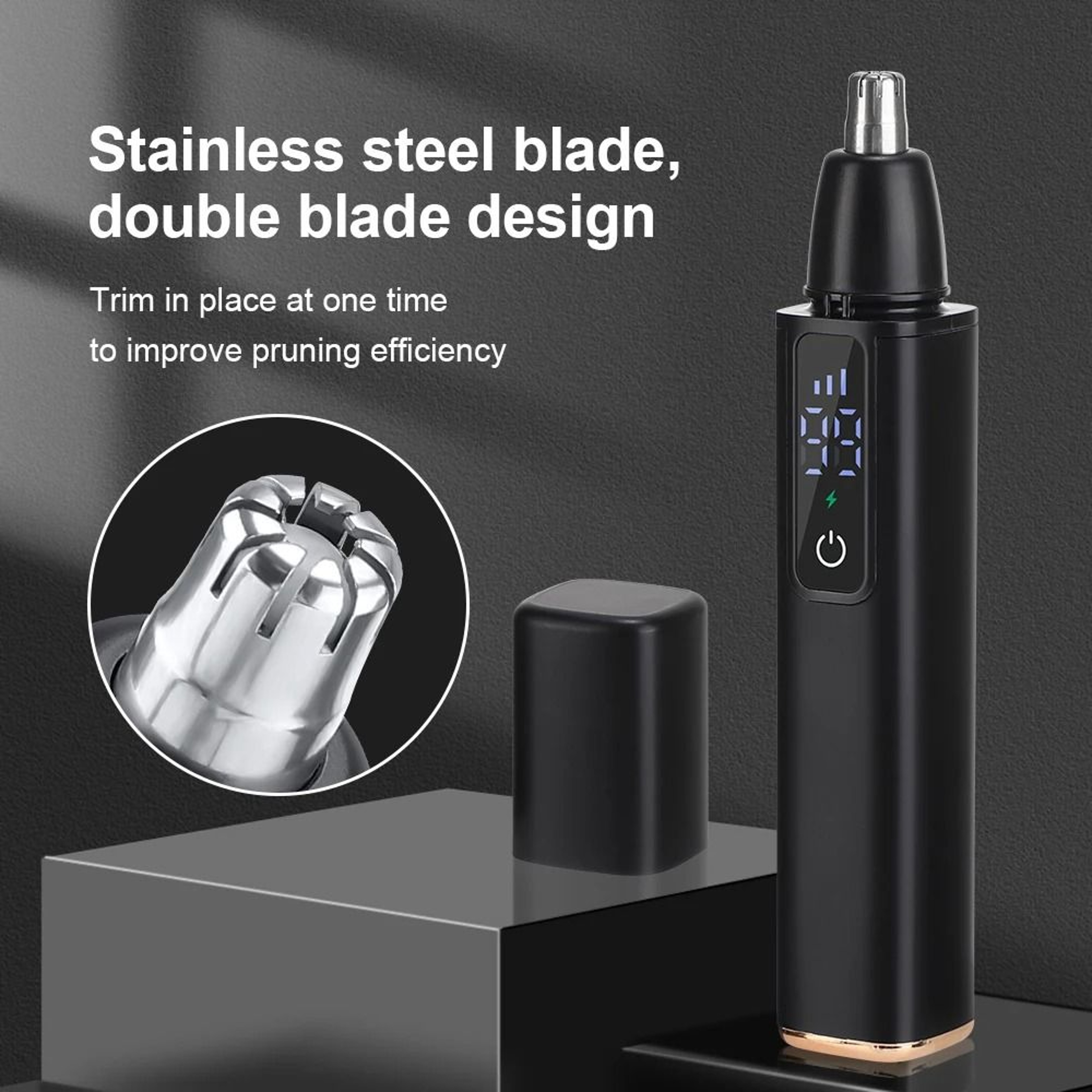 Electric Nose Hair Trimmer High Speed Facial Hair Remover For Men And Women 6