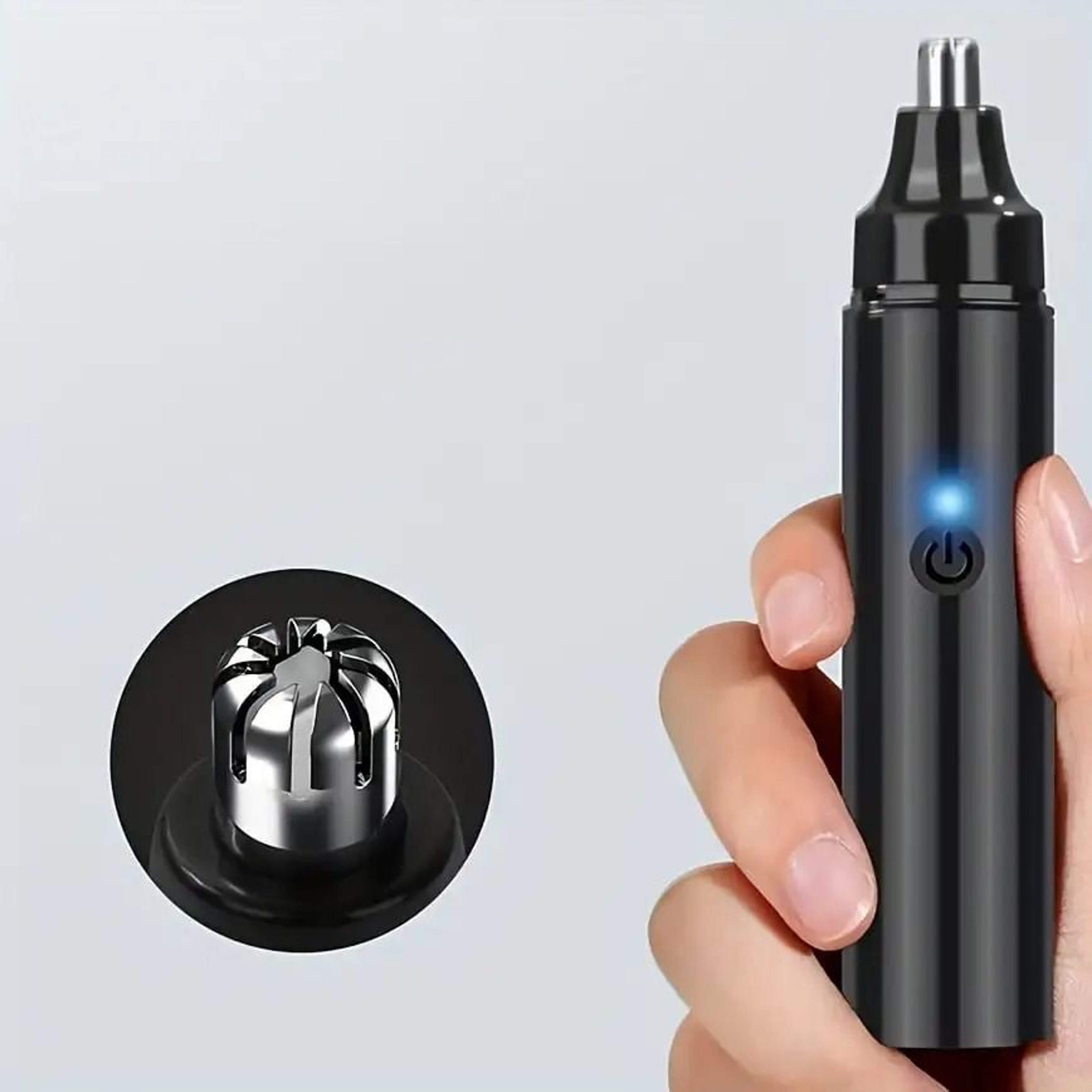 Rechargeable Nose Hair Trimmer And Facial Hair Remover For Men Portable Grooming Tool 3