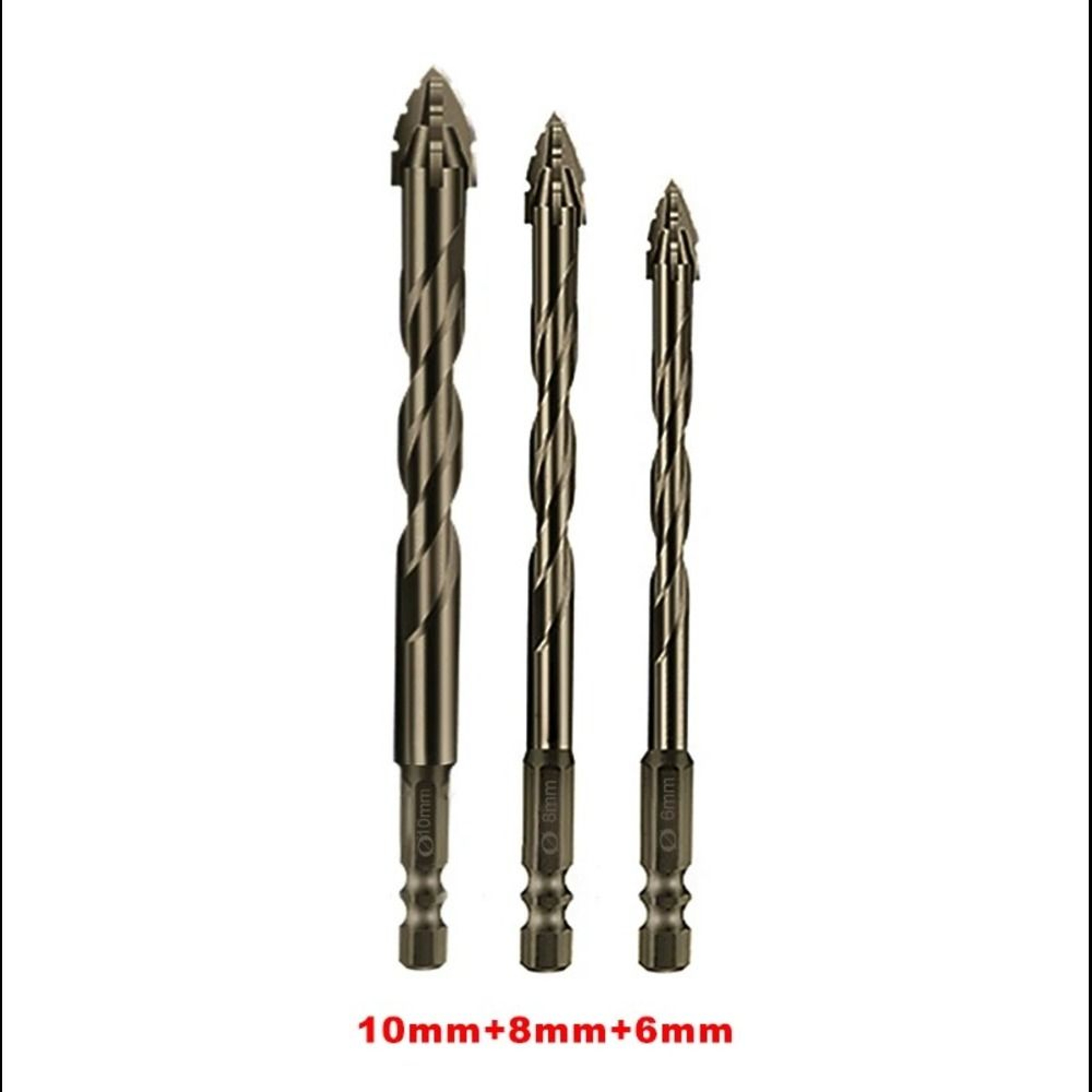 Four Edge Dry Drill Bit For Ceramic Tile Marble And Concrete Precision Cutting Tool 3