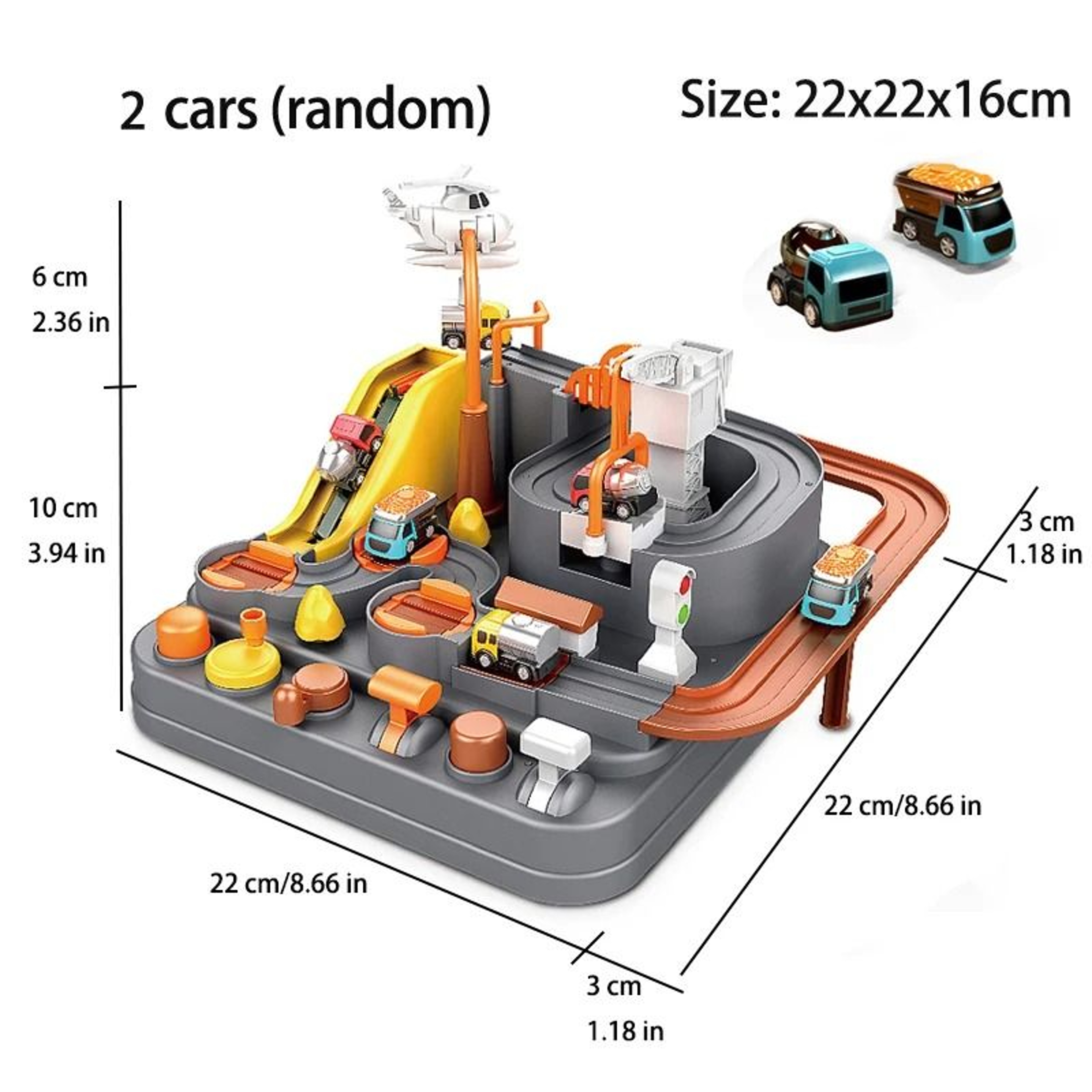 Racing Rail Car Track Adventure Educational Toy For Kids 15