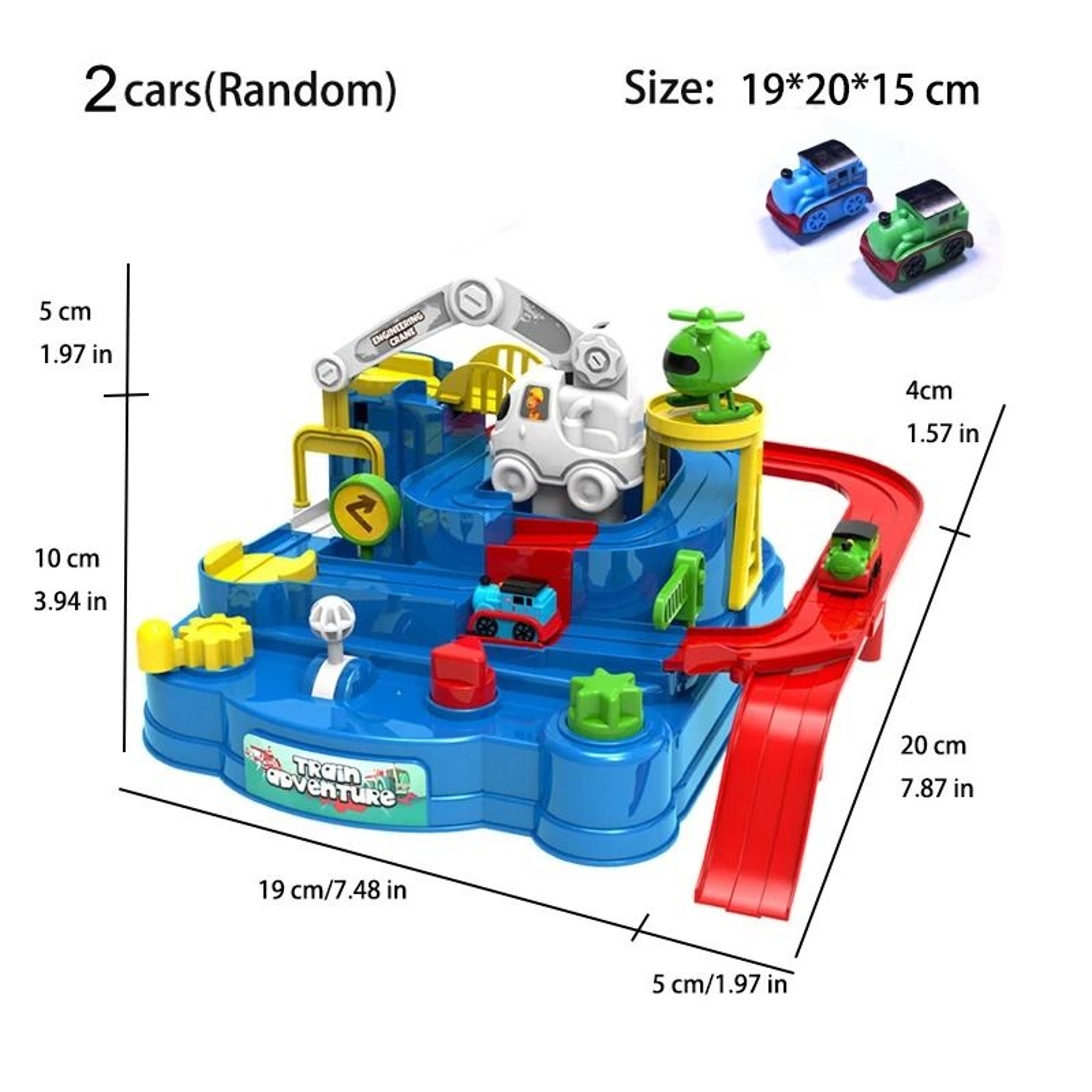 Racing Rail Car Track Adventure Educational Toy For Kids 9