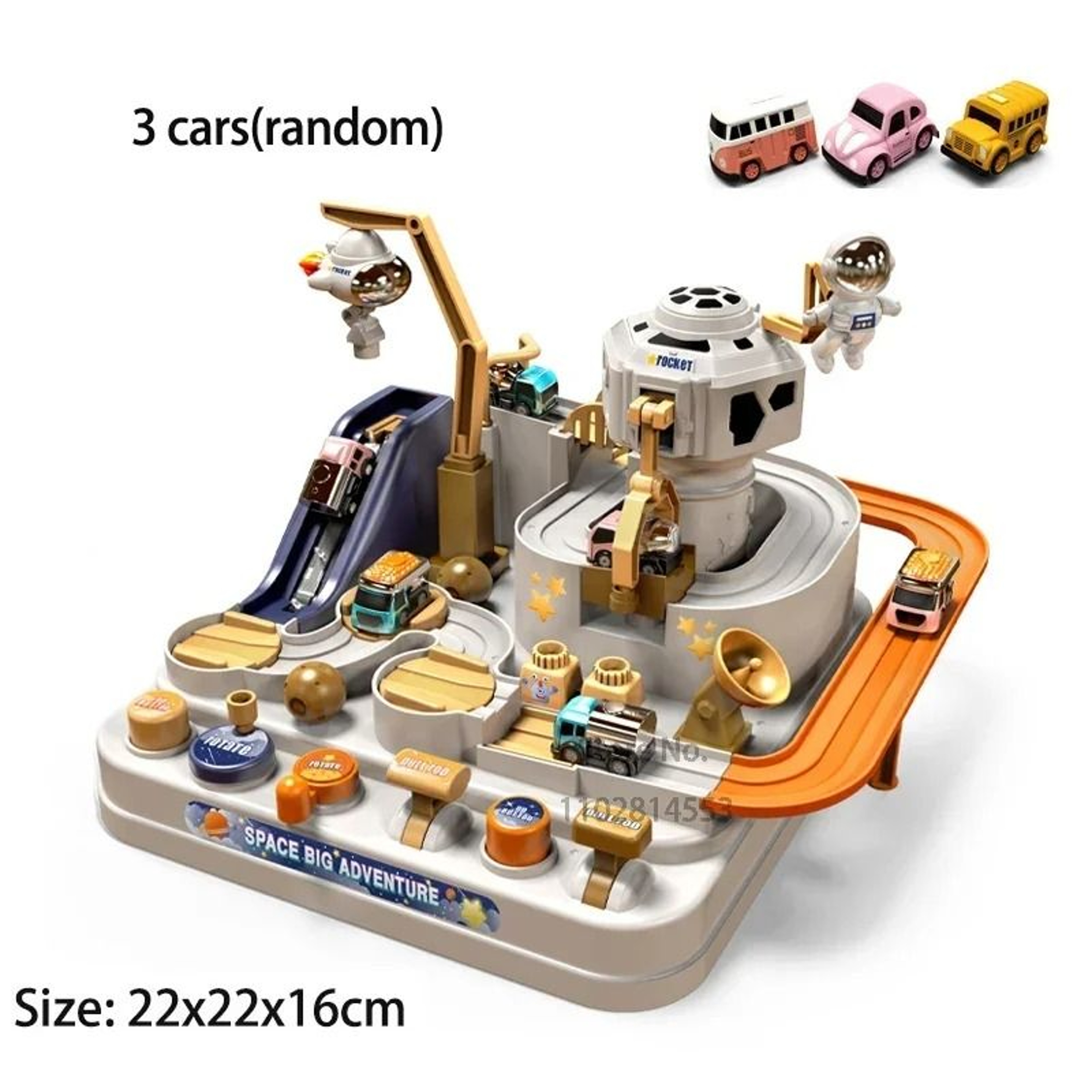 Racing Rail Car Track Adventure Educational Toy For Kids 6