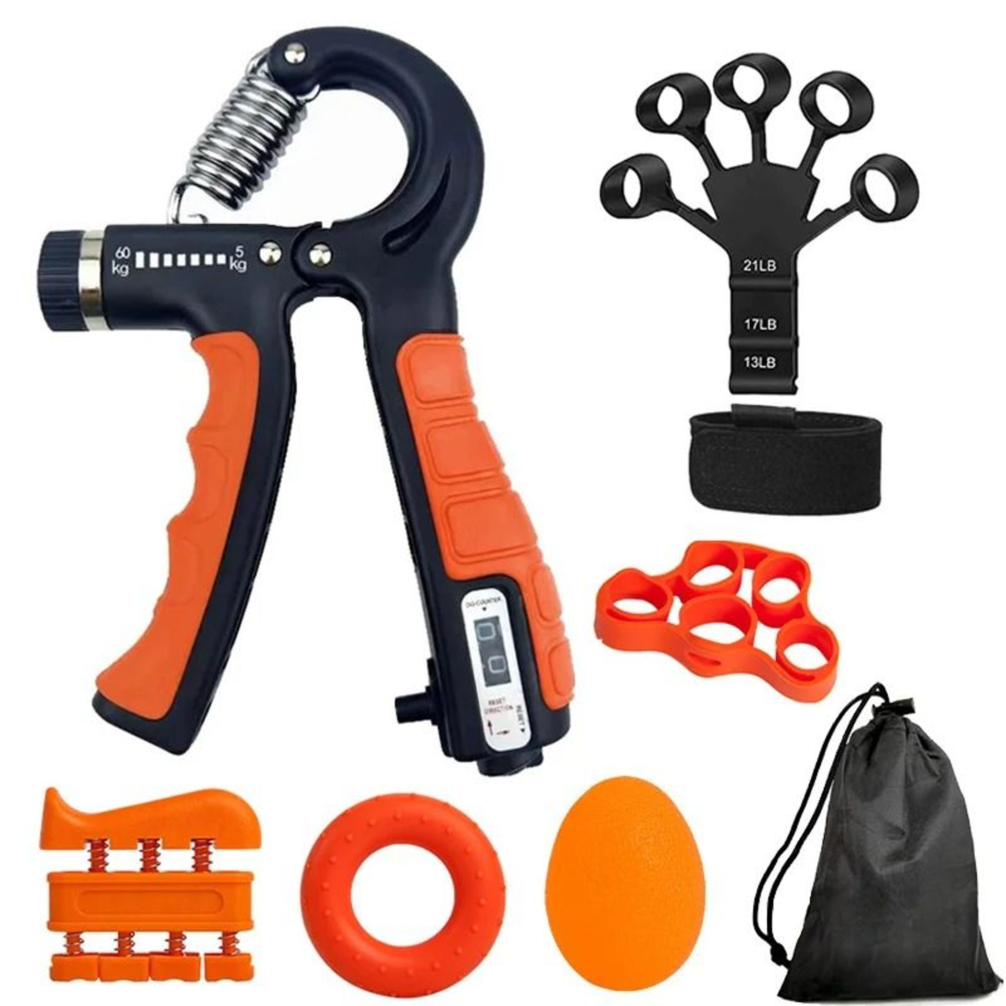 Adjustable Hand Grip Strengthener With Counter Forearm And Wrist Trainer 11