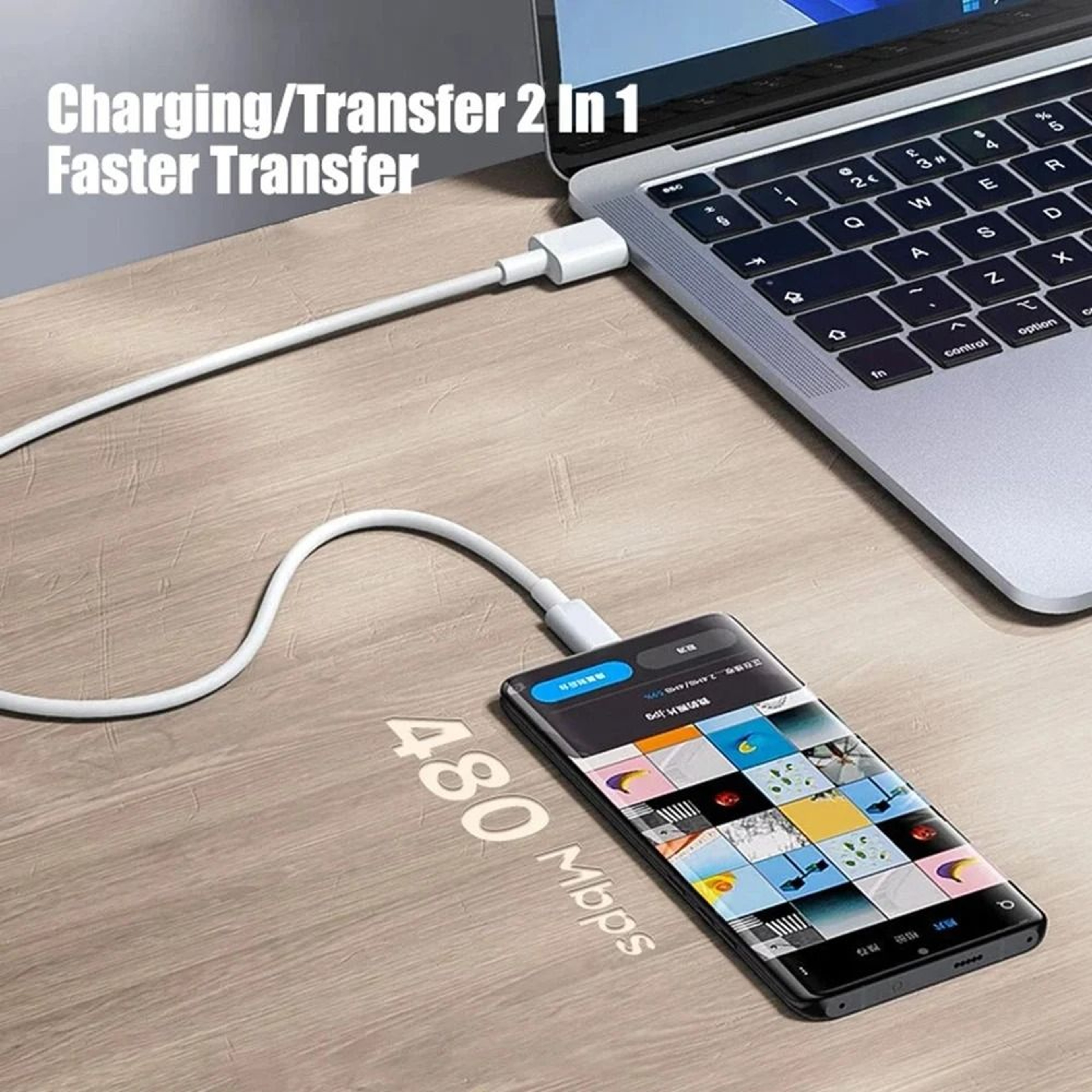 USB C To USB C Cable 60W Fast Charging PD Data Cable 6