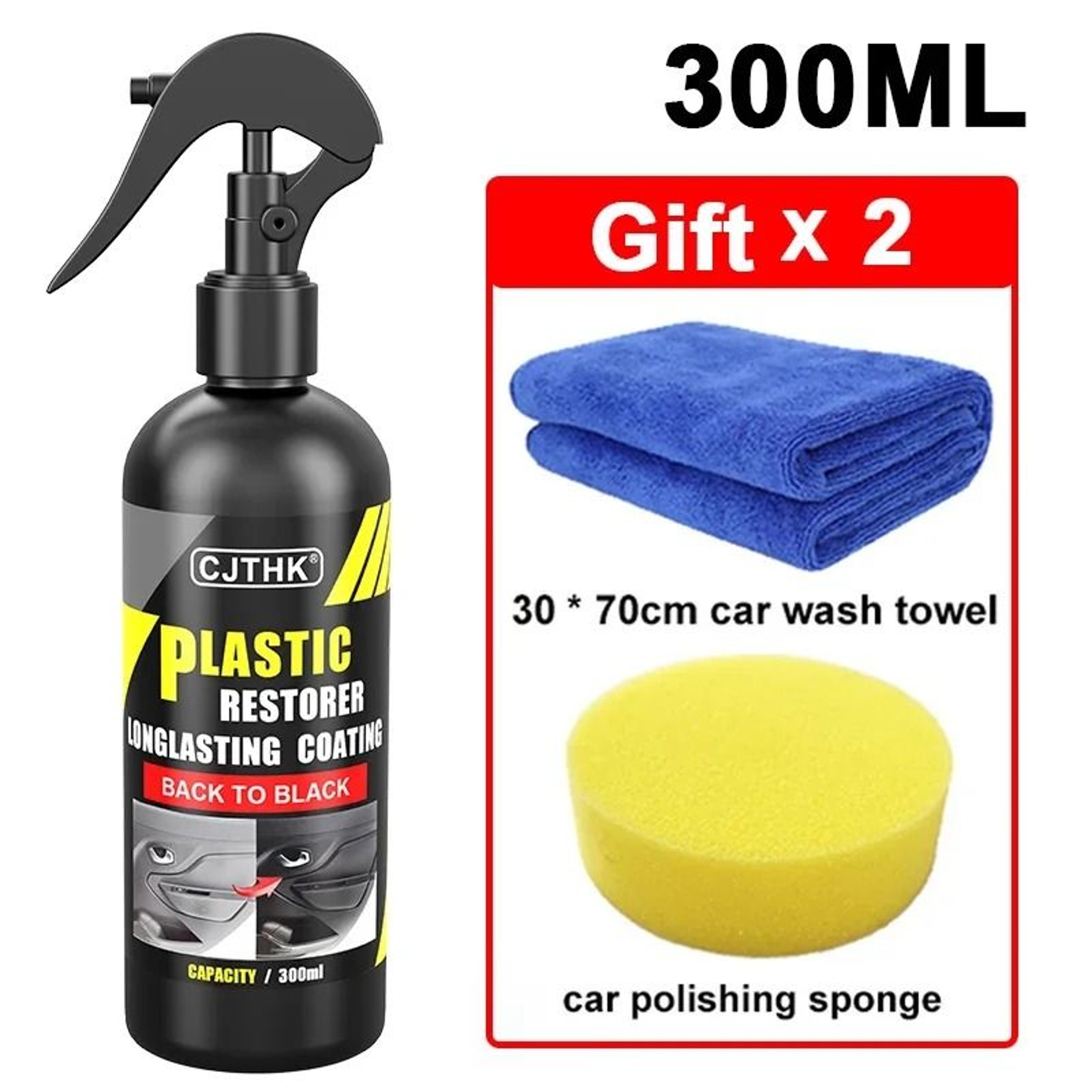 Car Plastic Restorer Back To Black Trim Renovator Gloss Coating 3