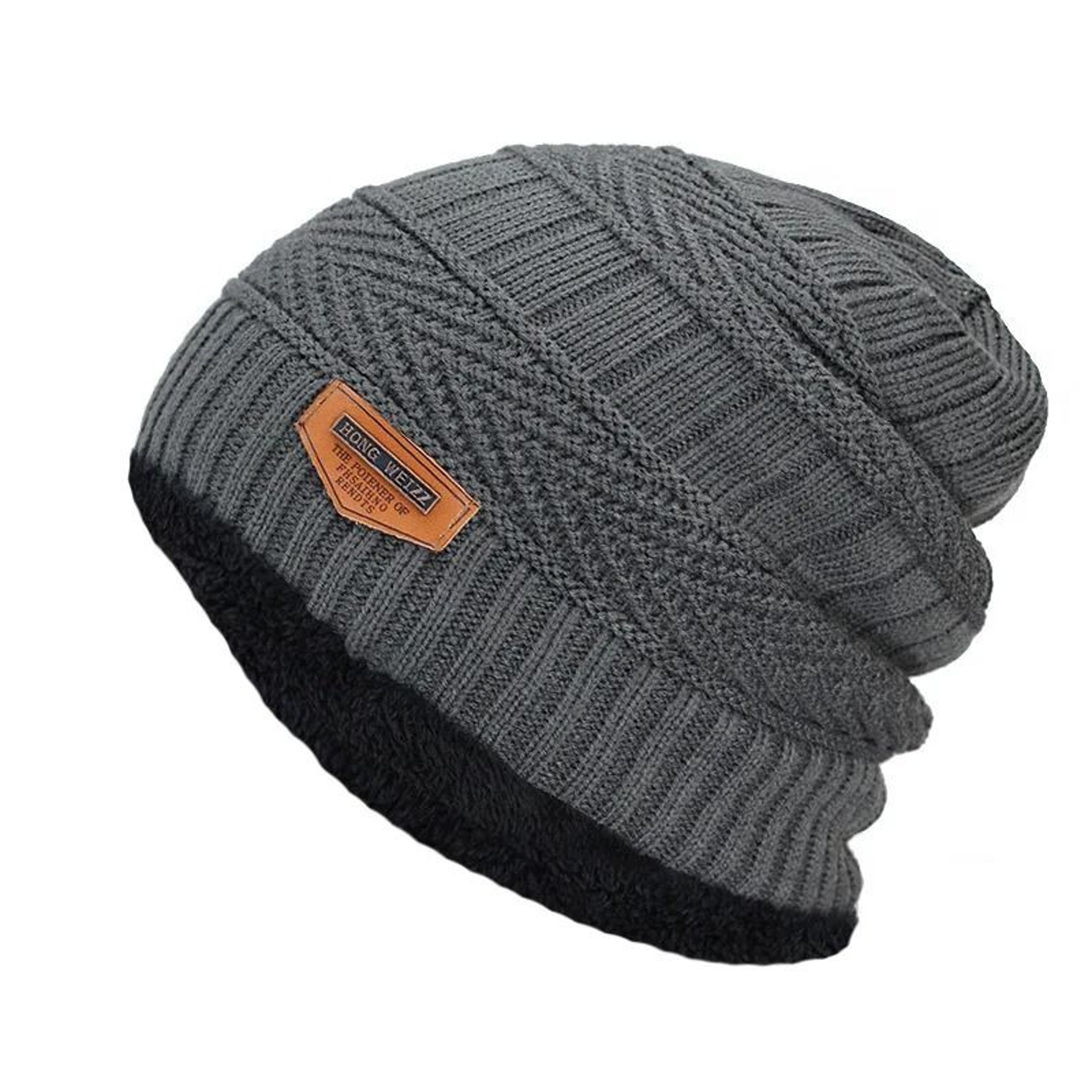 Winter Beanie Hat Knitted Balaclava With Neck Scarf For Men And Women 2