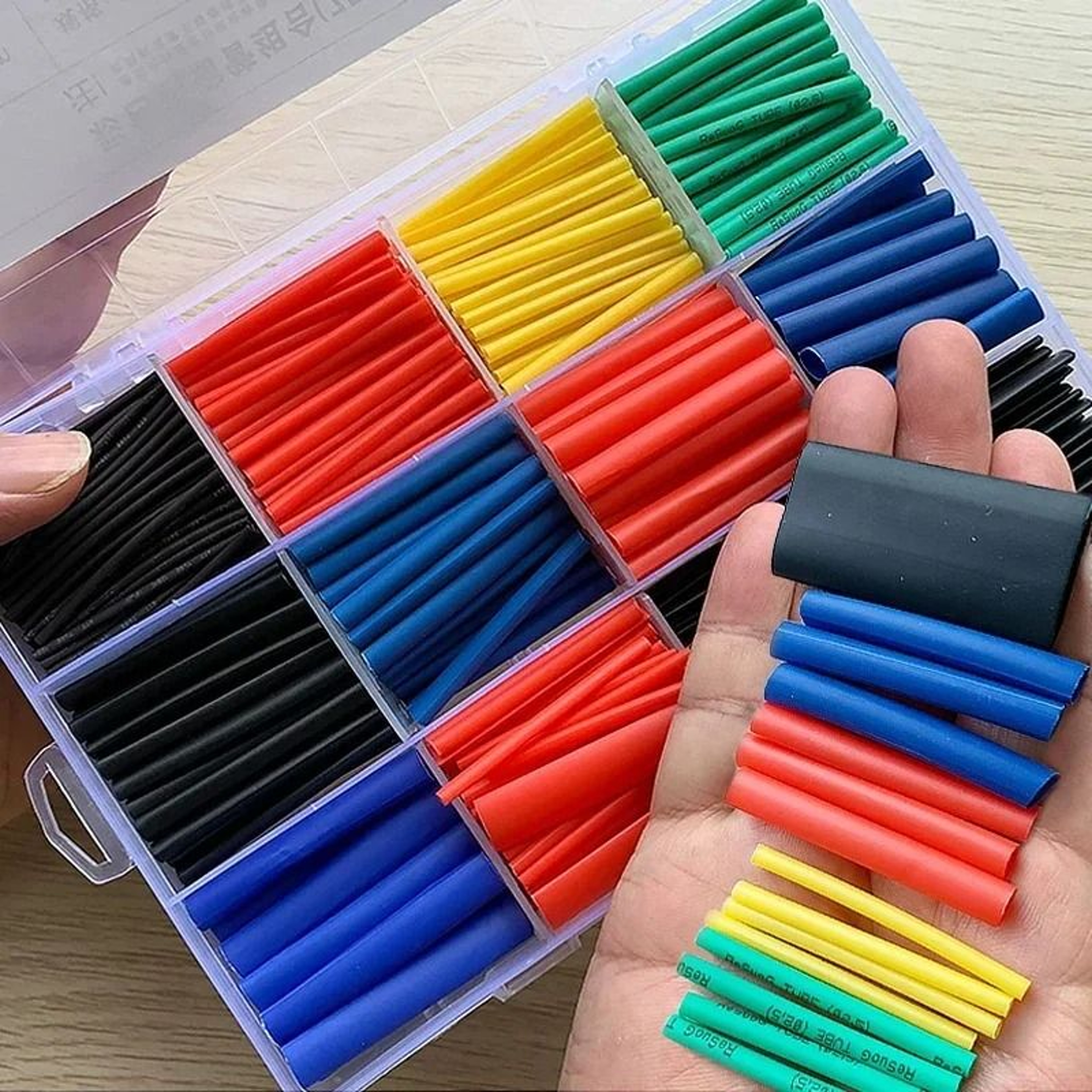 Heat Shrink Tube Kit For Electrical Wire Insulation And Cable Protection 10