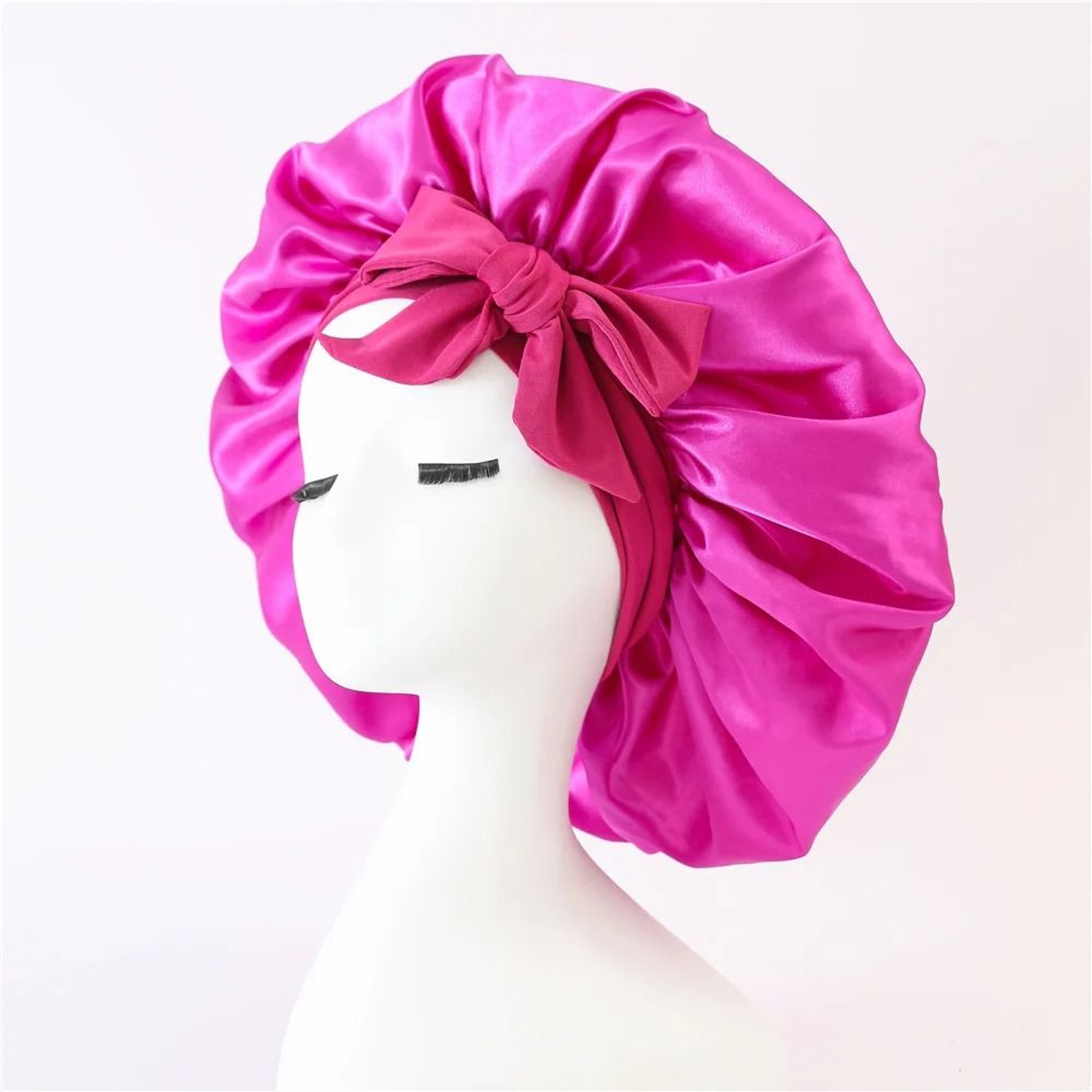 Satin Sleep Bonnet Hair Protection Night Cap For Women And Men 5