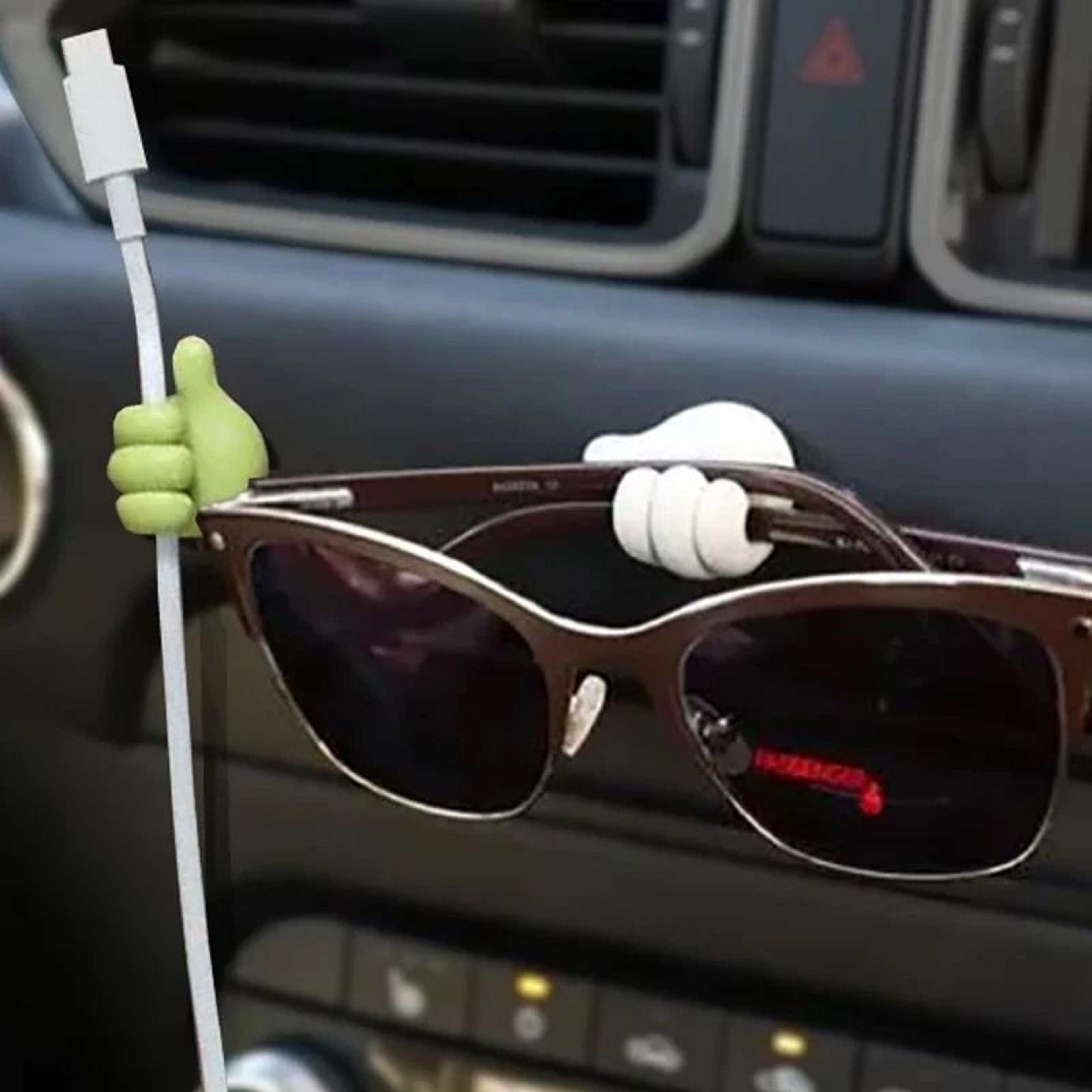 Hand Shape Cable Organizer Hook Self Adhesive Cord Holder For Car And Home 13