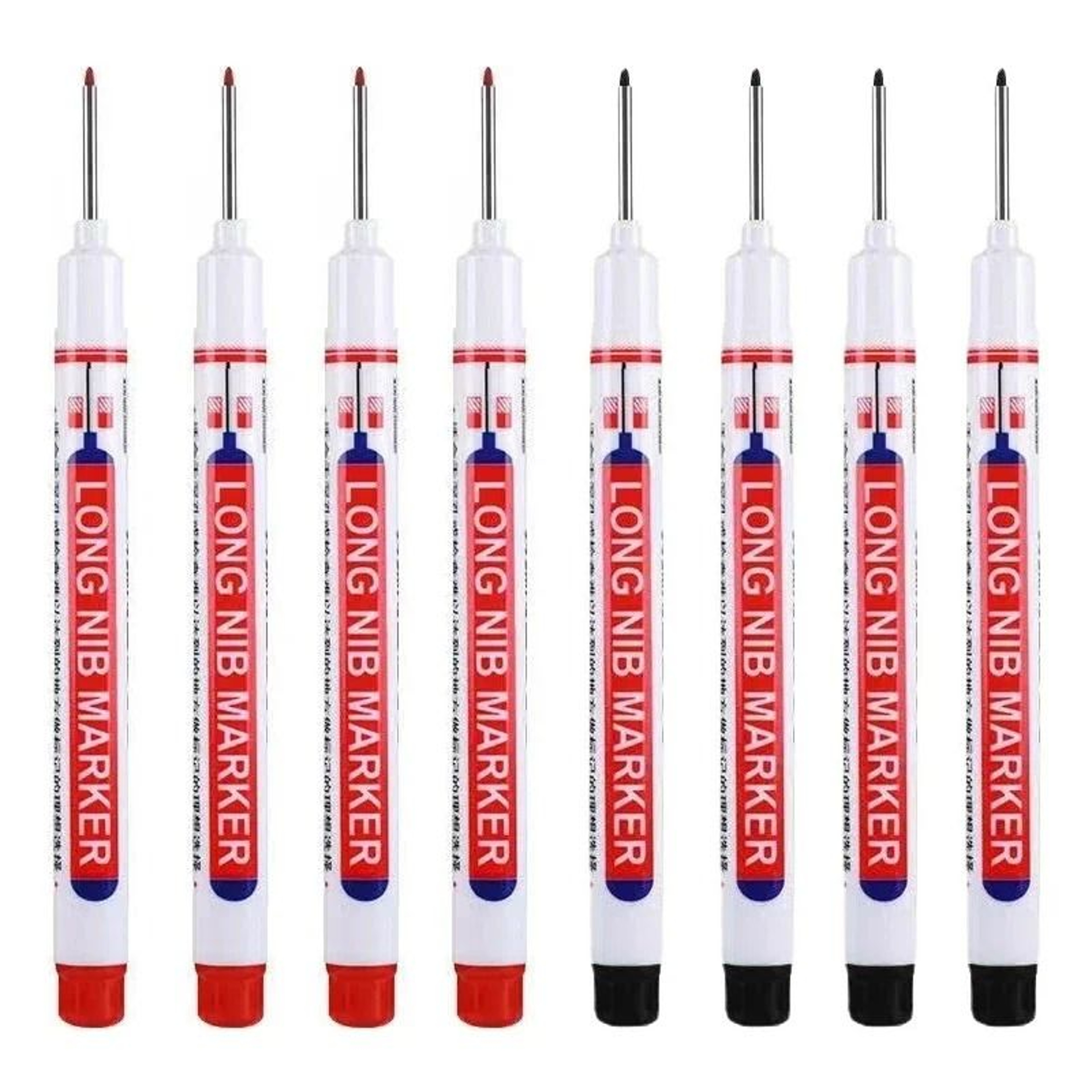 Deep Hole Marker Set Long Nib Permanent Markers For Metal Wood And DIY 13