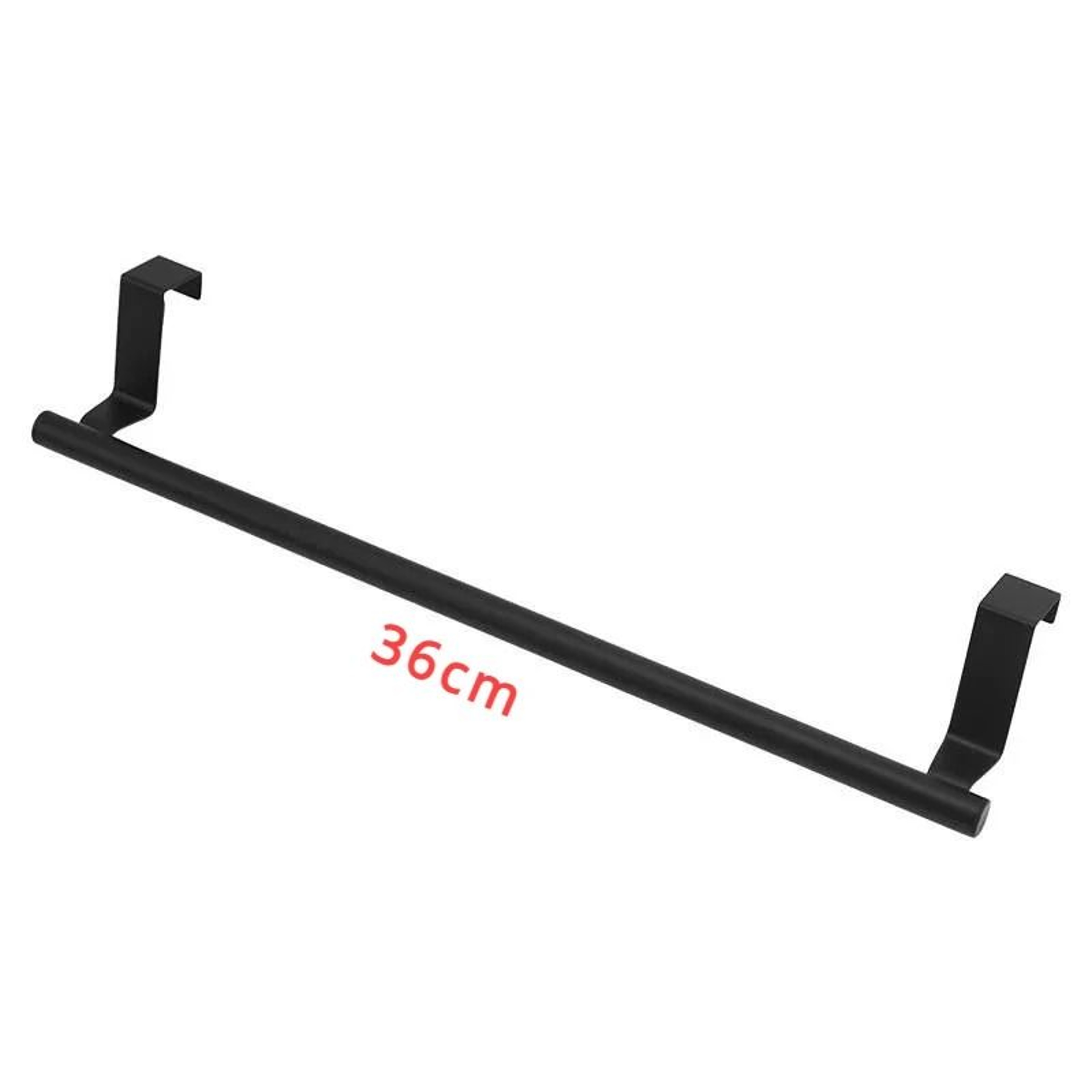 Over Cabinet Towel Rack Punch Free Steel Towel Rod Organizer 2