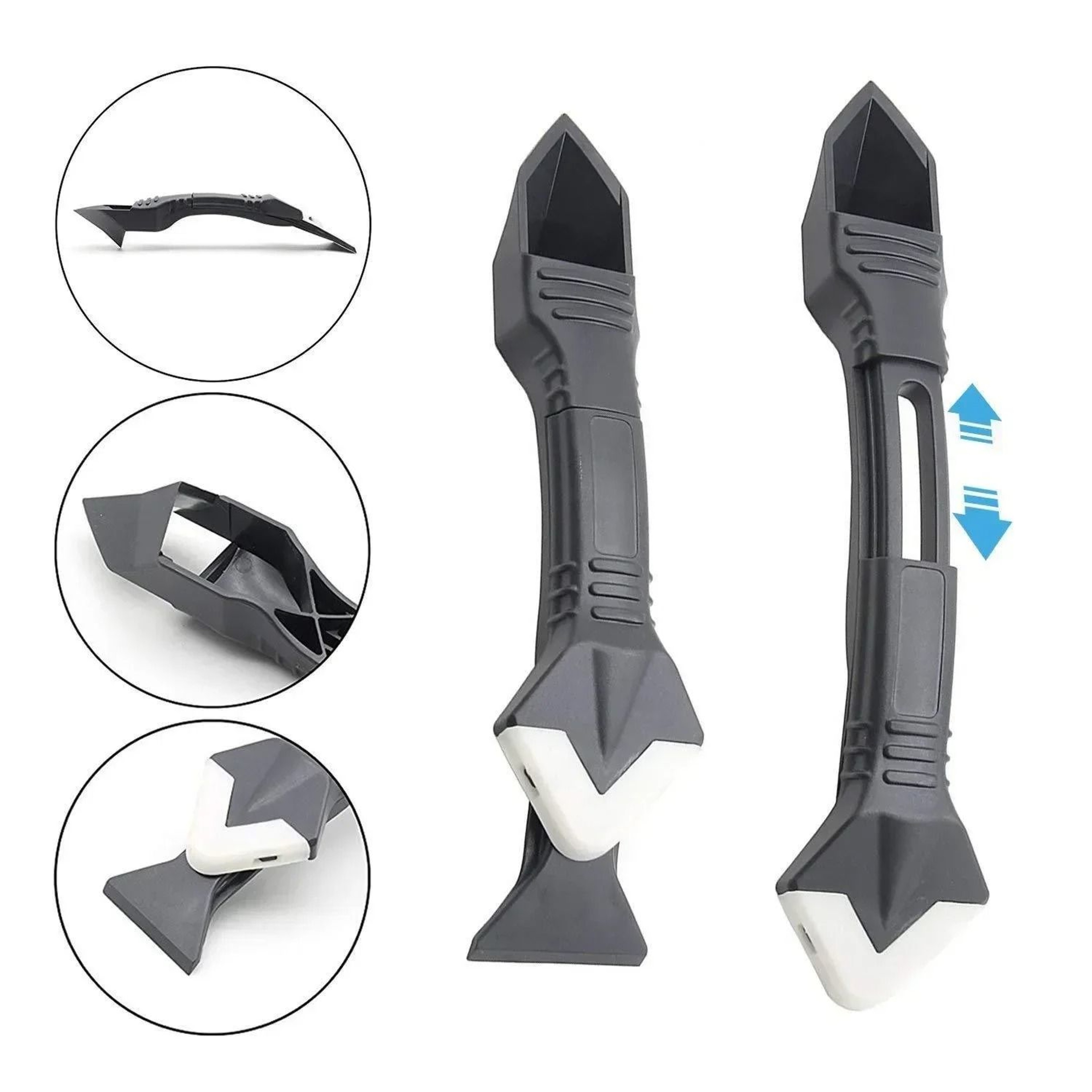 3 In 1 Silicone Caulking Tool Glue Remover And Grout Scraper 0