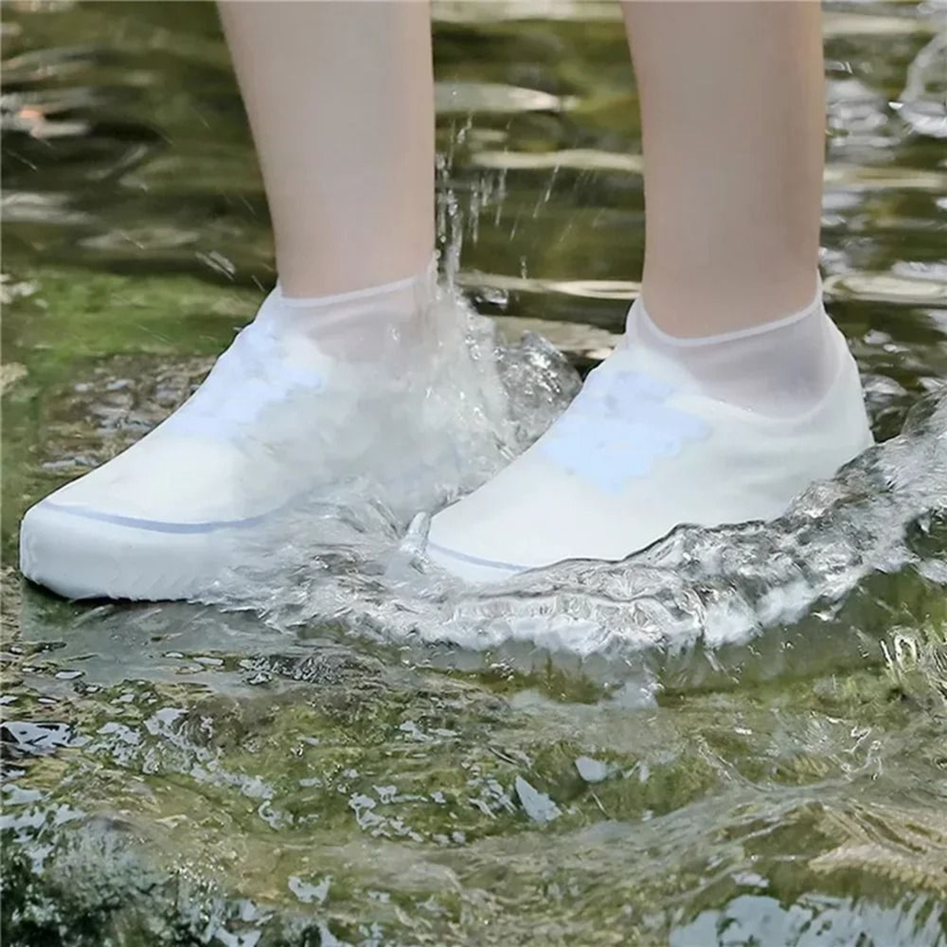 Waterproof Rain Shoe Covers Reusable Shoe Protector For Outdoor Use 7