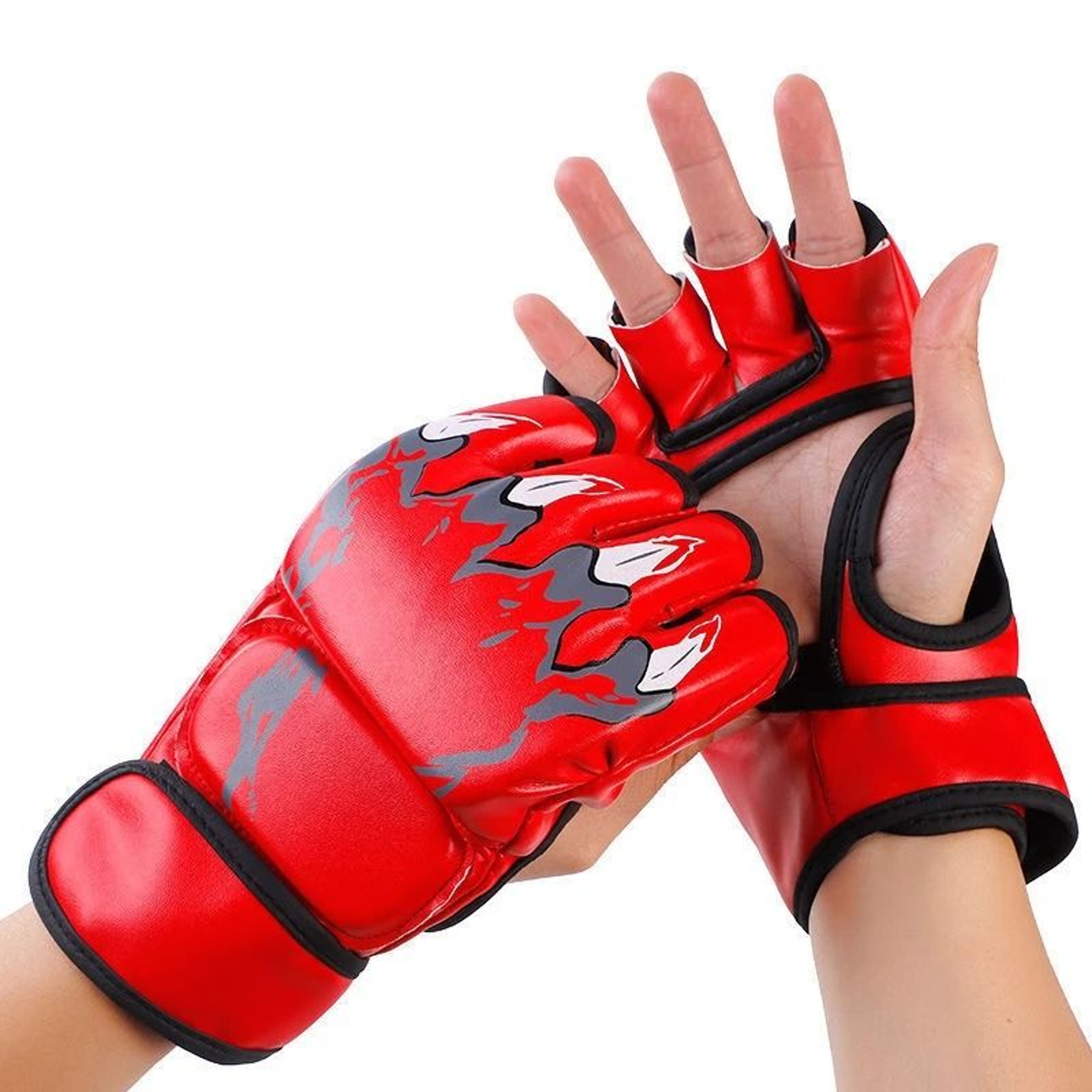 Half Finger Boxing Gloves For Training Taekwondo Karate And Fitness 5
