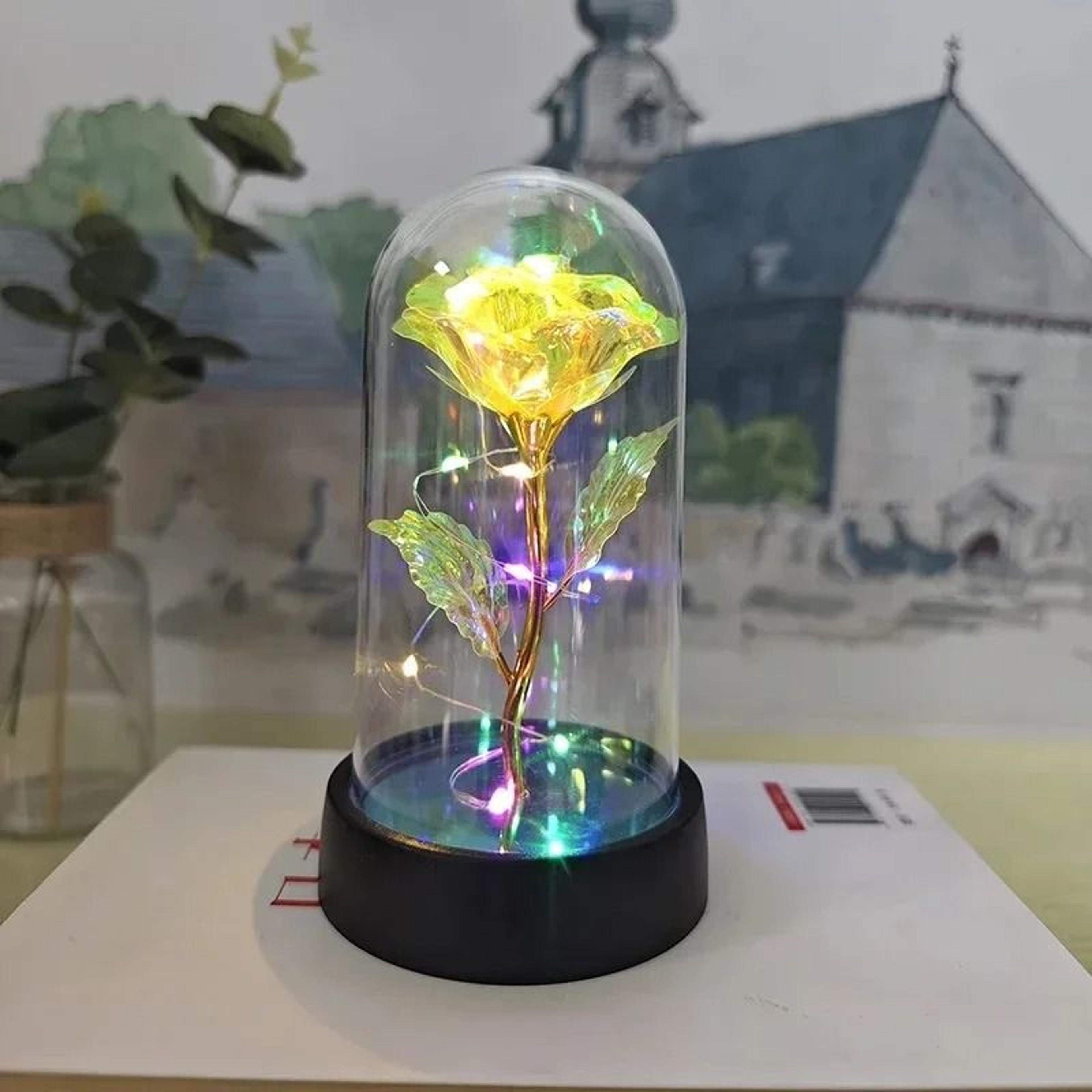 Eternal LED Rose Light Artificial Flower Romantic Gift Decoration 1