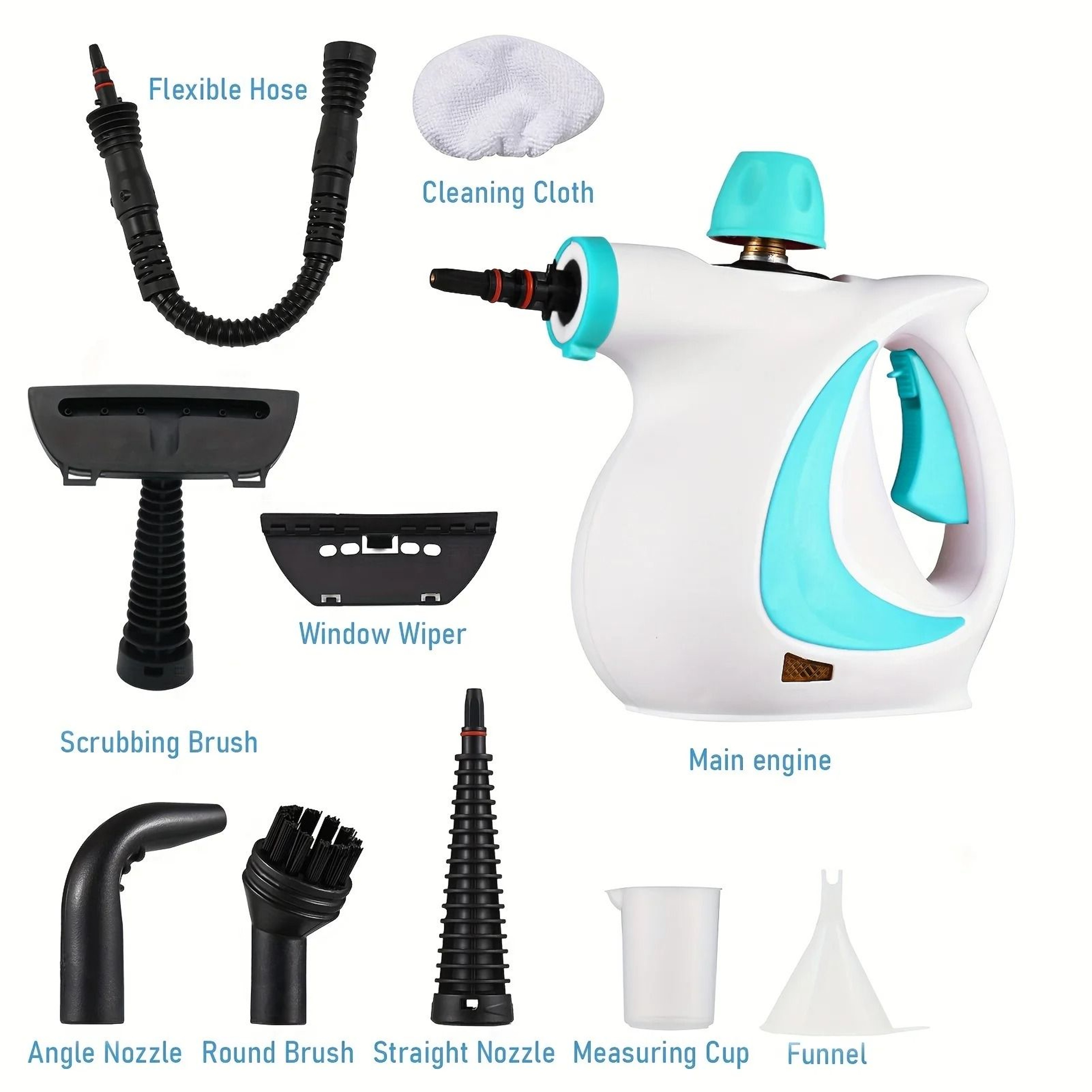 Portable Handheld Steam Cleaner Multi Purpose Steam Cleaning Machine For Kitchen Bathroom And Car 2