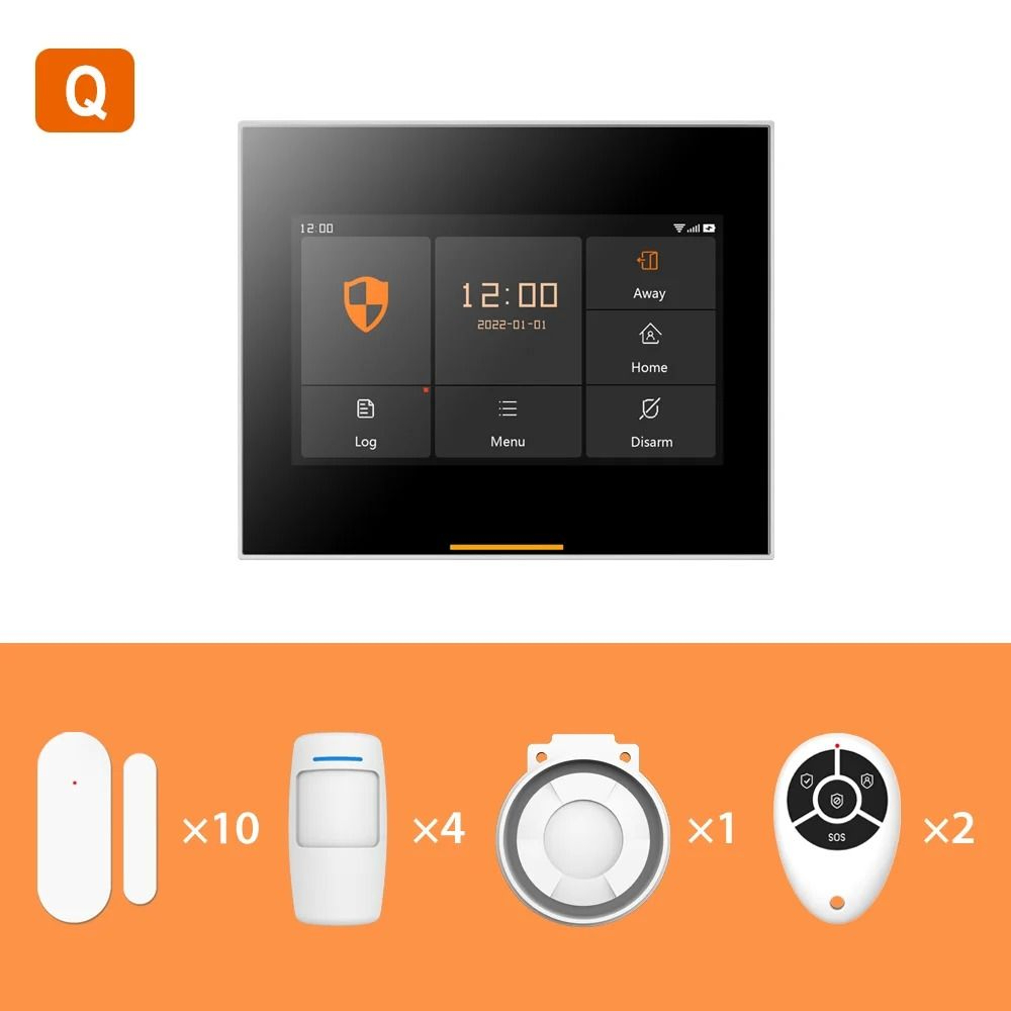 Staniot WiFi Home Security System Tuya Smart Wireless House Alarm Compatible With Alexa And Google 6