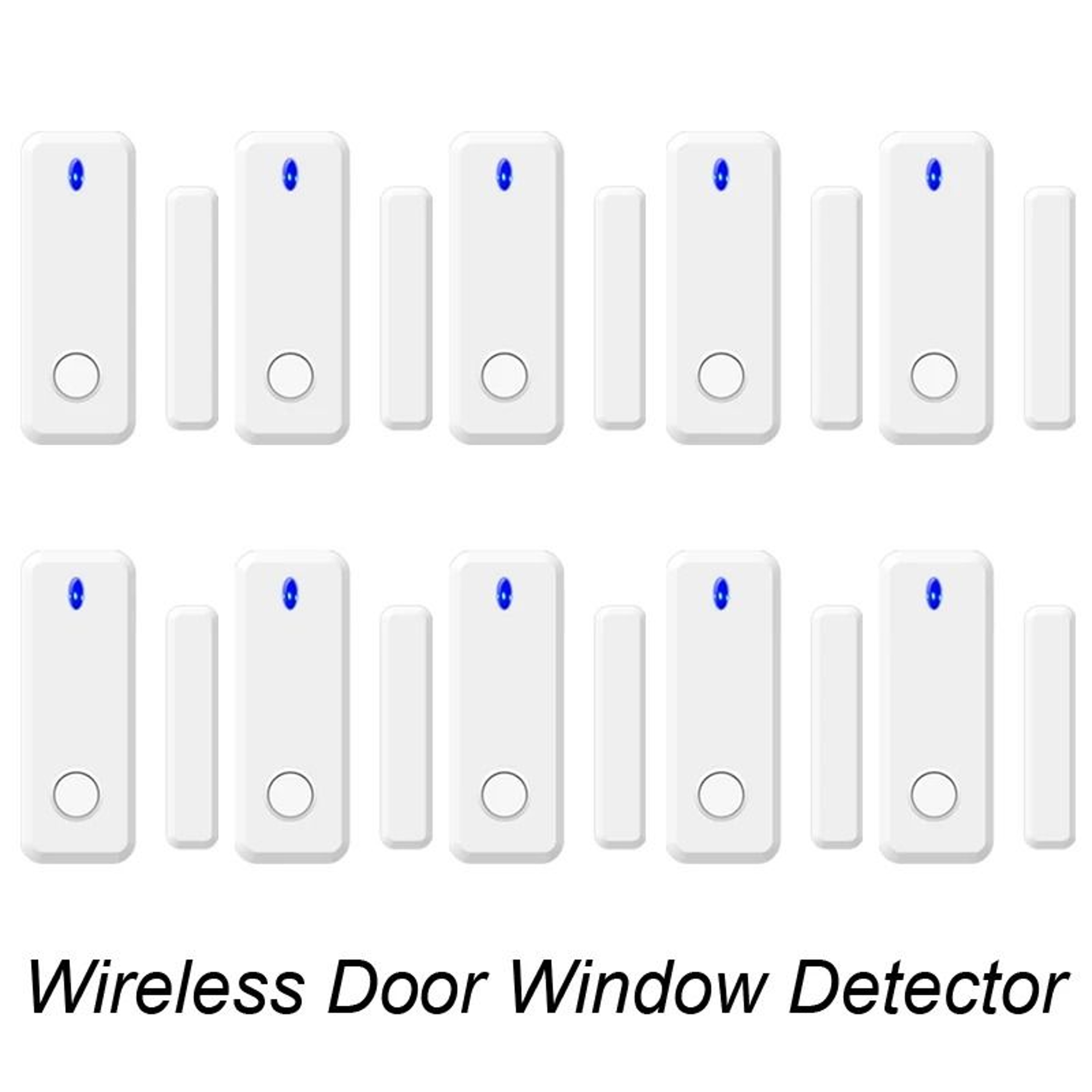 Wireless Door Window Sensor 433MHz Door Open Detector For Smart Home Alarm Systems 3
