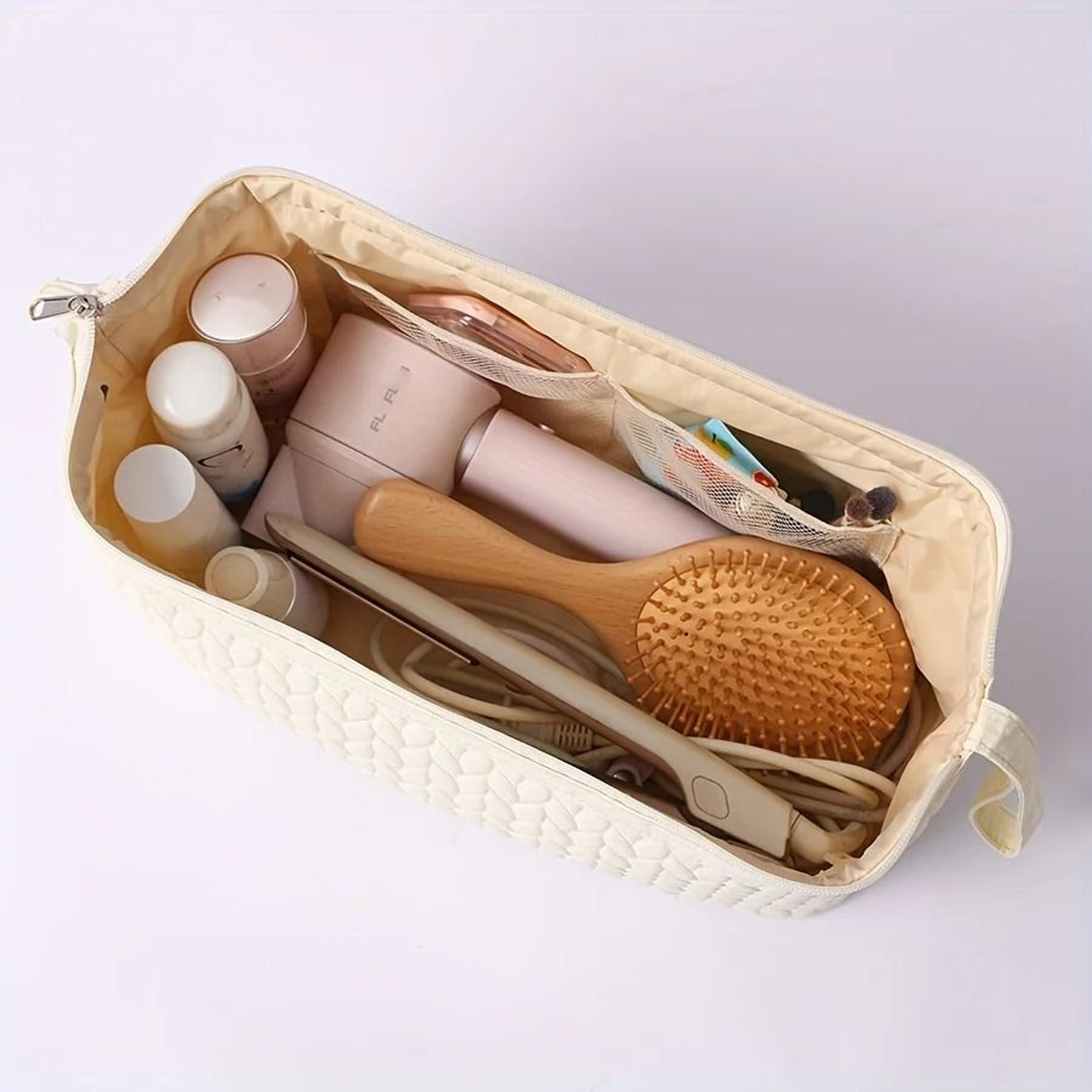Portable Hair Dryer Storage Bag Travel Hair Tool Organizer For Curling Iron And Accessories 4