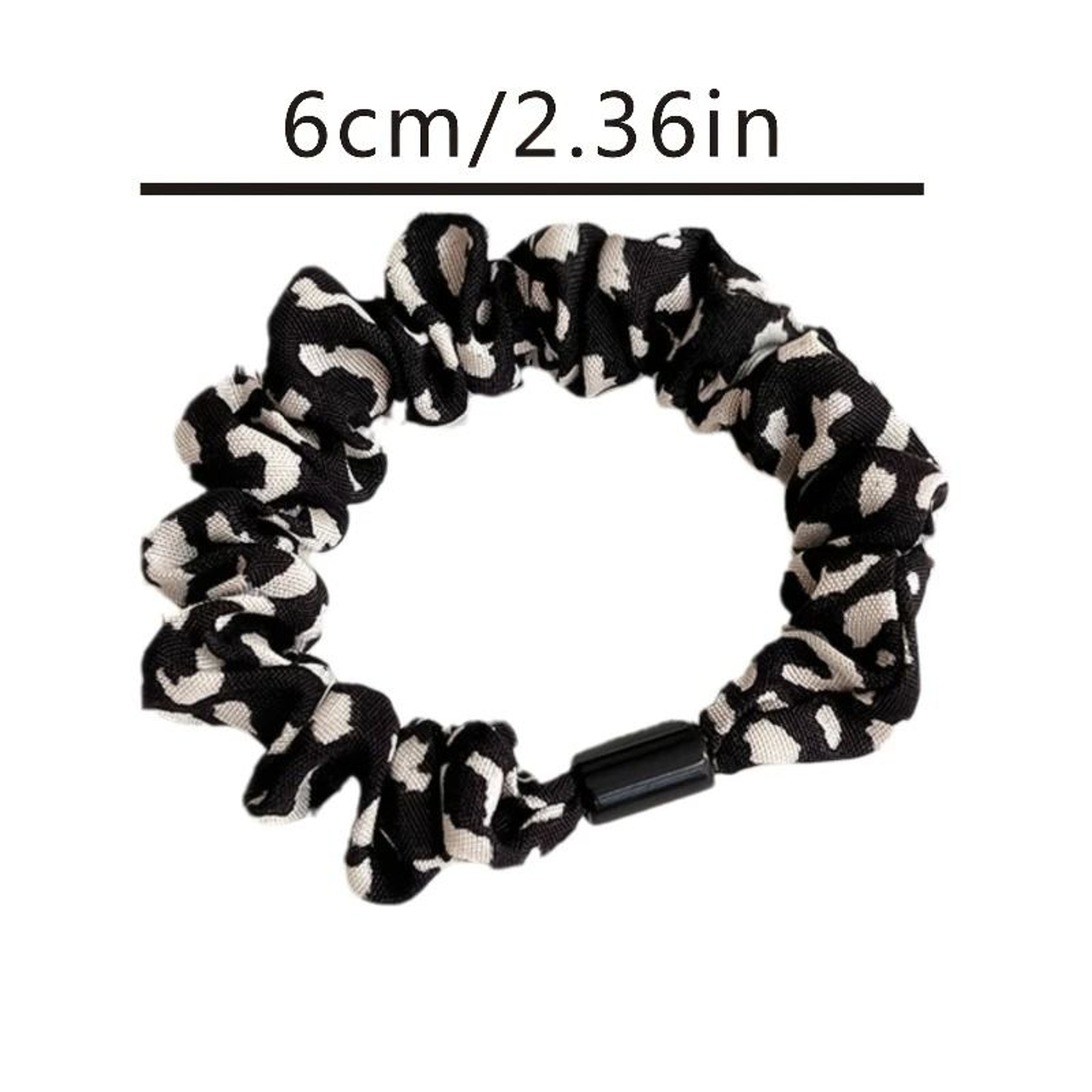 Leopard Print Elastic Hair Ties High Elastic Ponytail Holders 10pcs 3