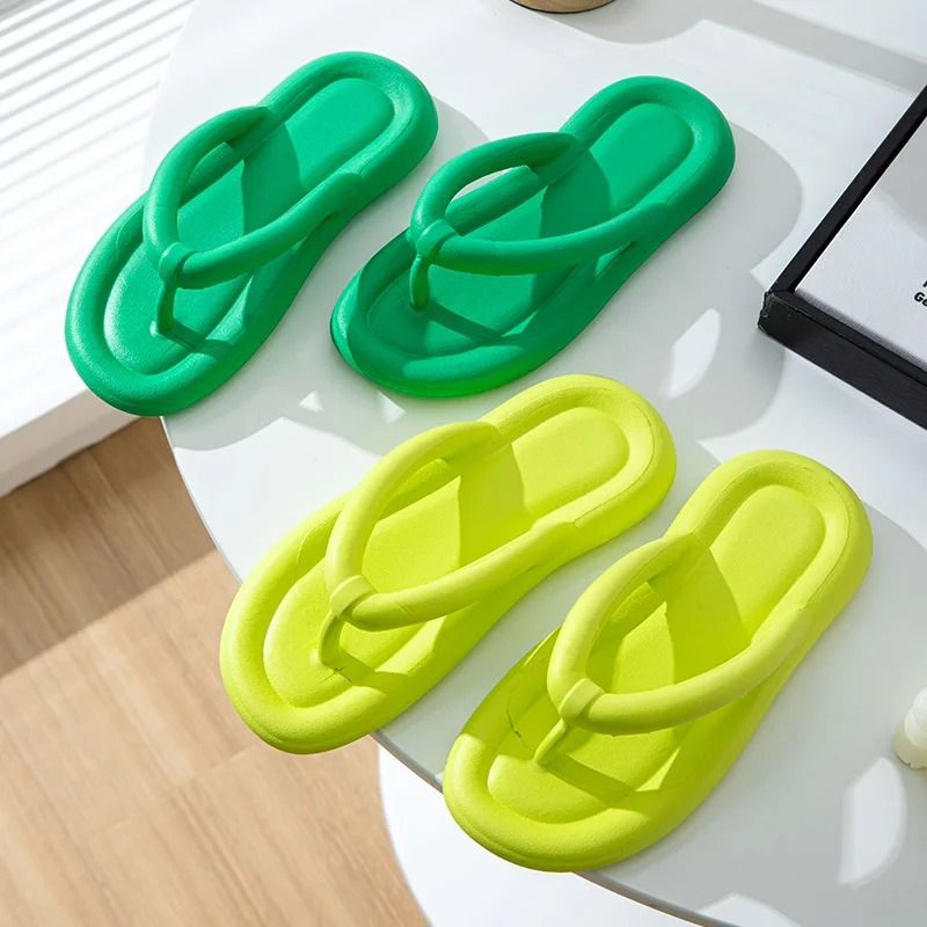 Soft Sole EVA Cloud Flip Flops For Women Summer Non Slip Platform Slippers 9