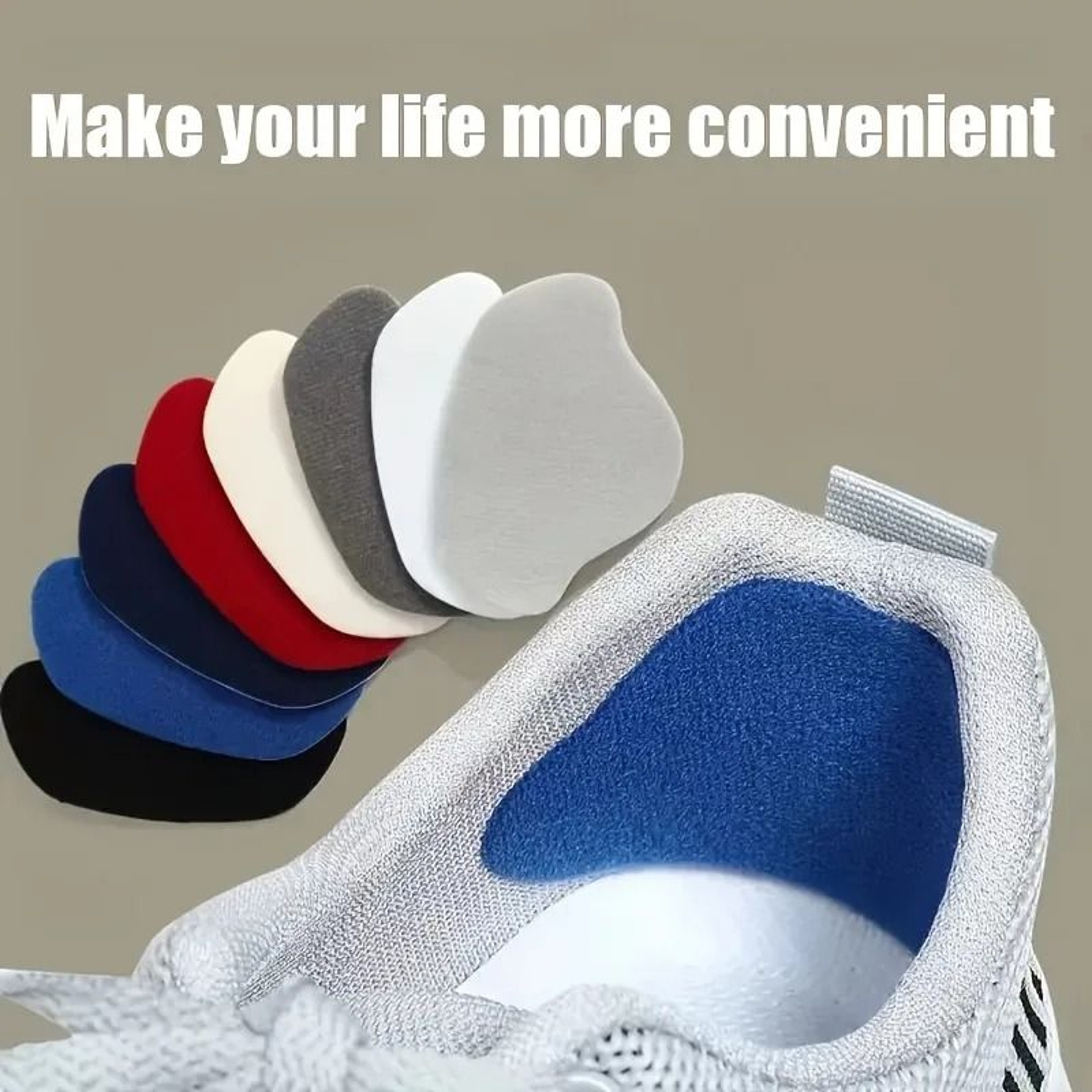 Sneaker Heel Repair Patches Wear Resistant Shoe Heel Protector Stickers Set Of 6 10