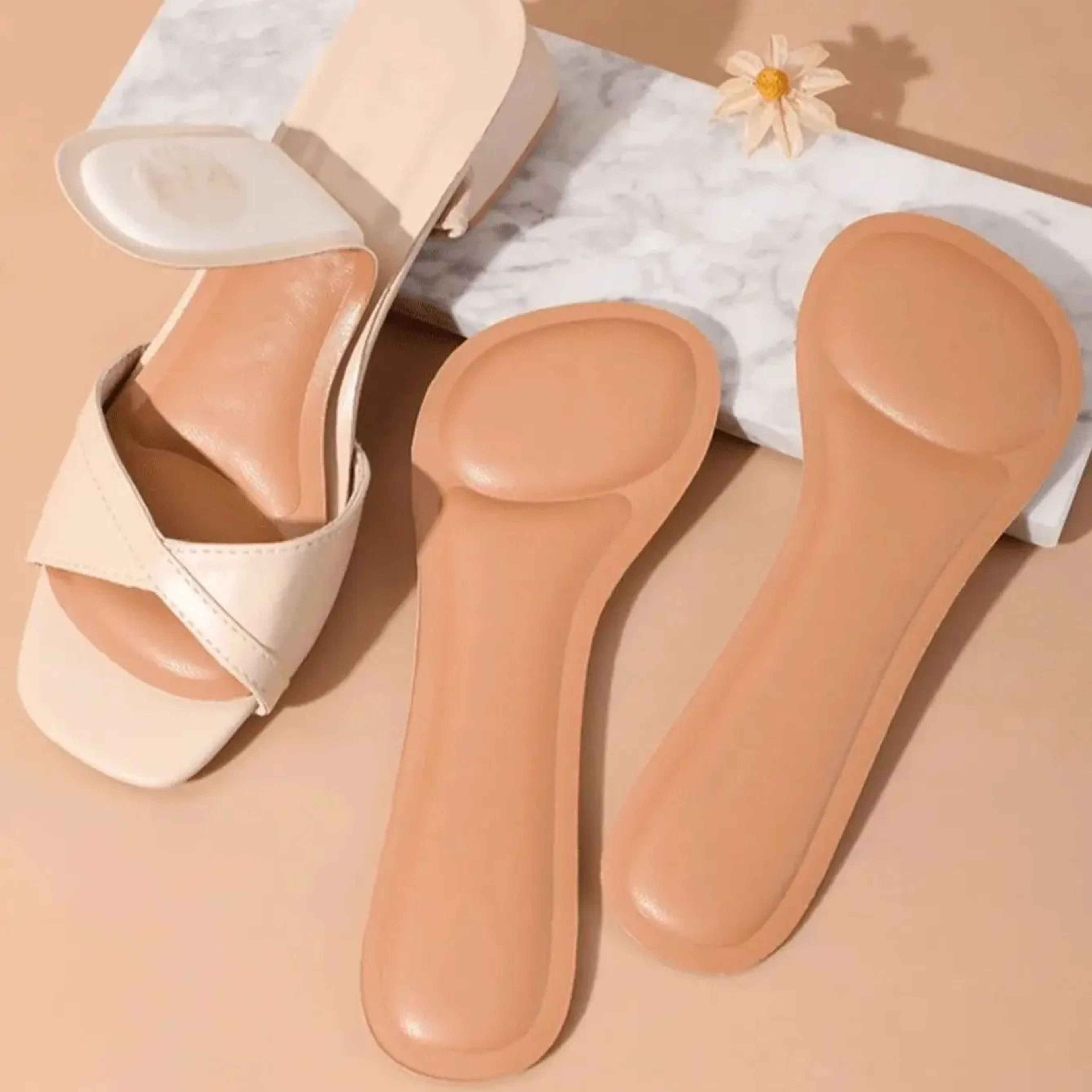 Self Adhesive Anti Slip High Heel Cushion Pads Breathable Soft Sole Inserts For Women 0