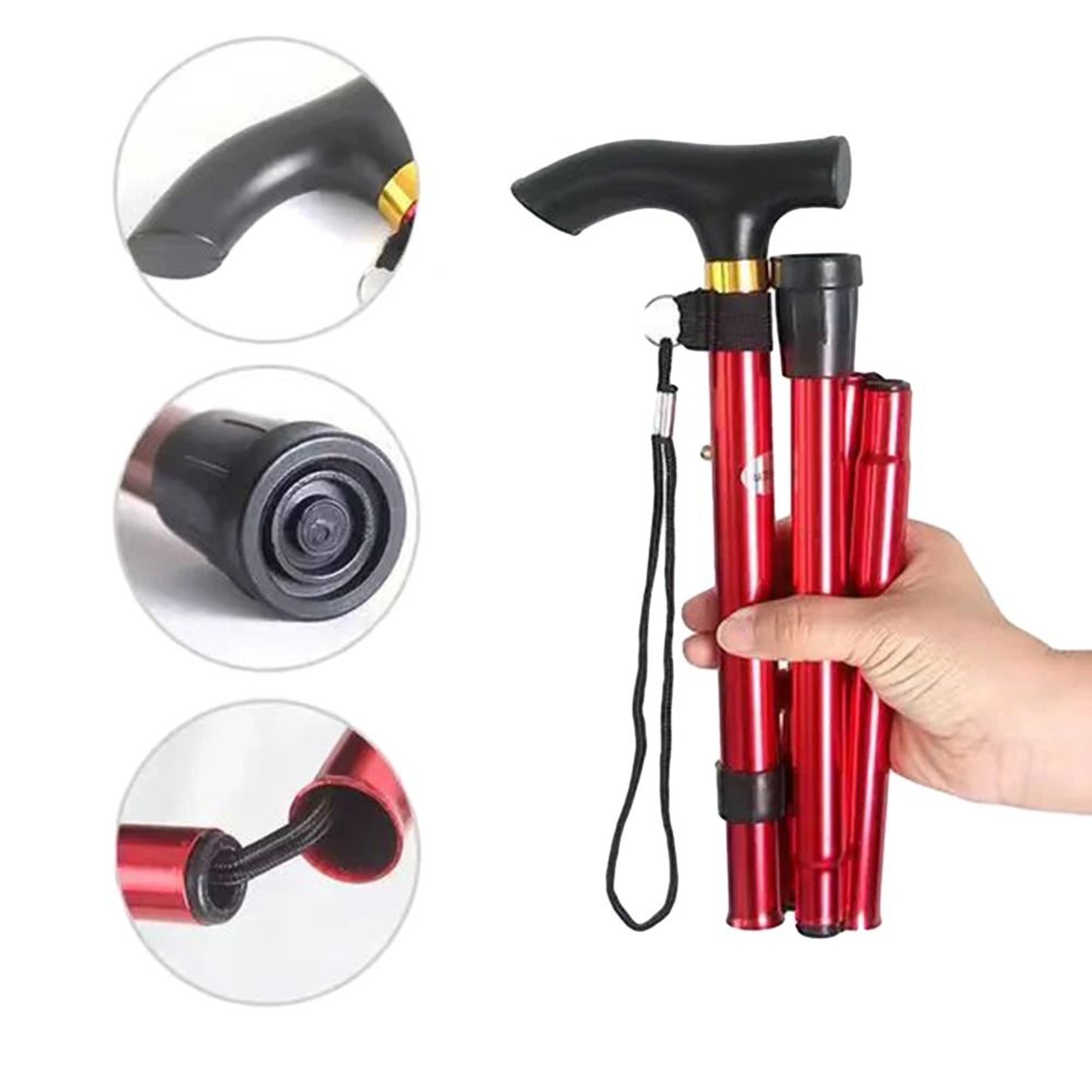 Aluminum Alloy Trekking Poles Ultralight Adjustable Nordic Walking Sticks 11