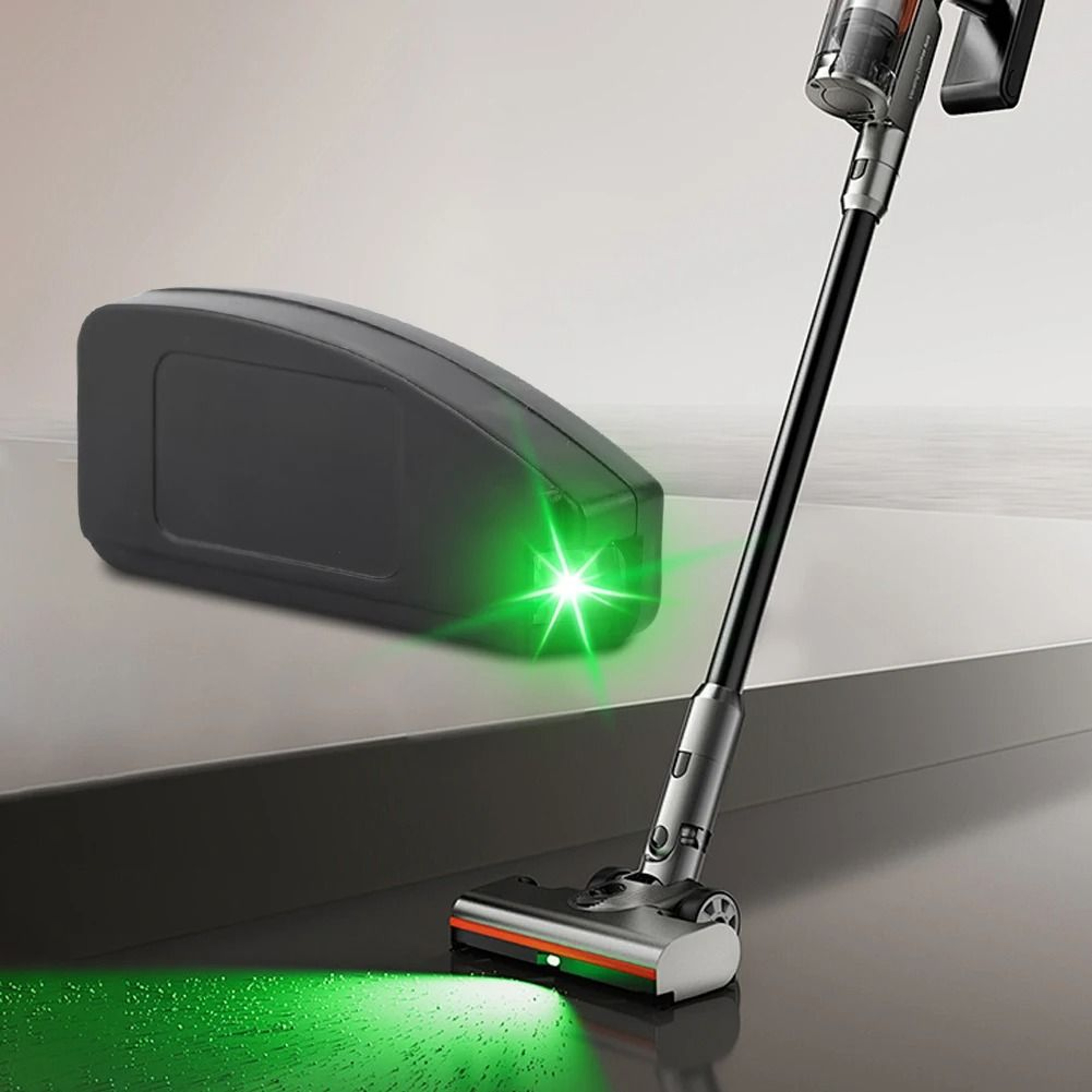 Vacuum Cleaner LED Dust Detection Light Green Illumination Attachment 5