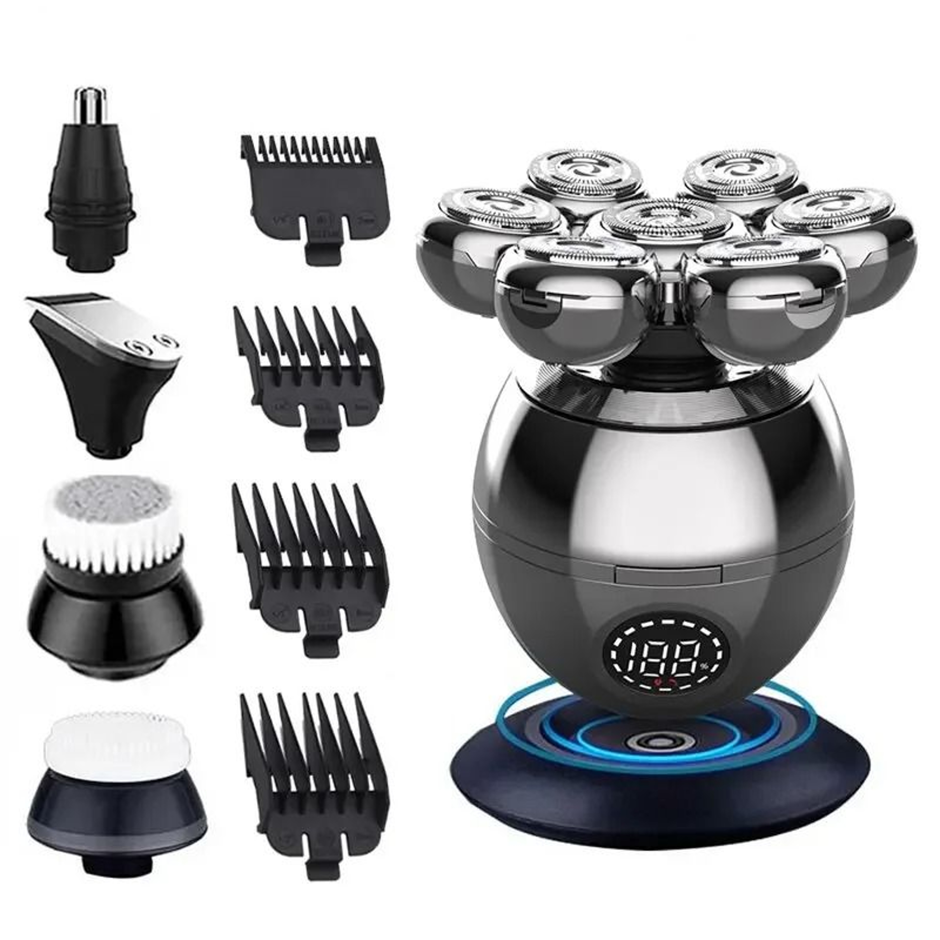 7D Floating Head Electric Shaver Waterproof Beard And Head Trimmer 1