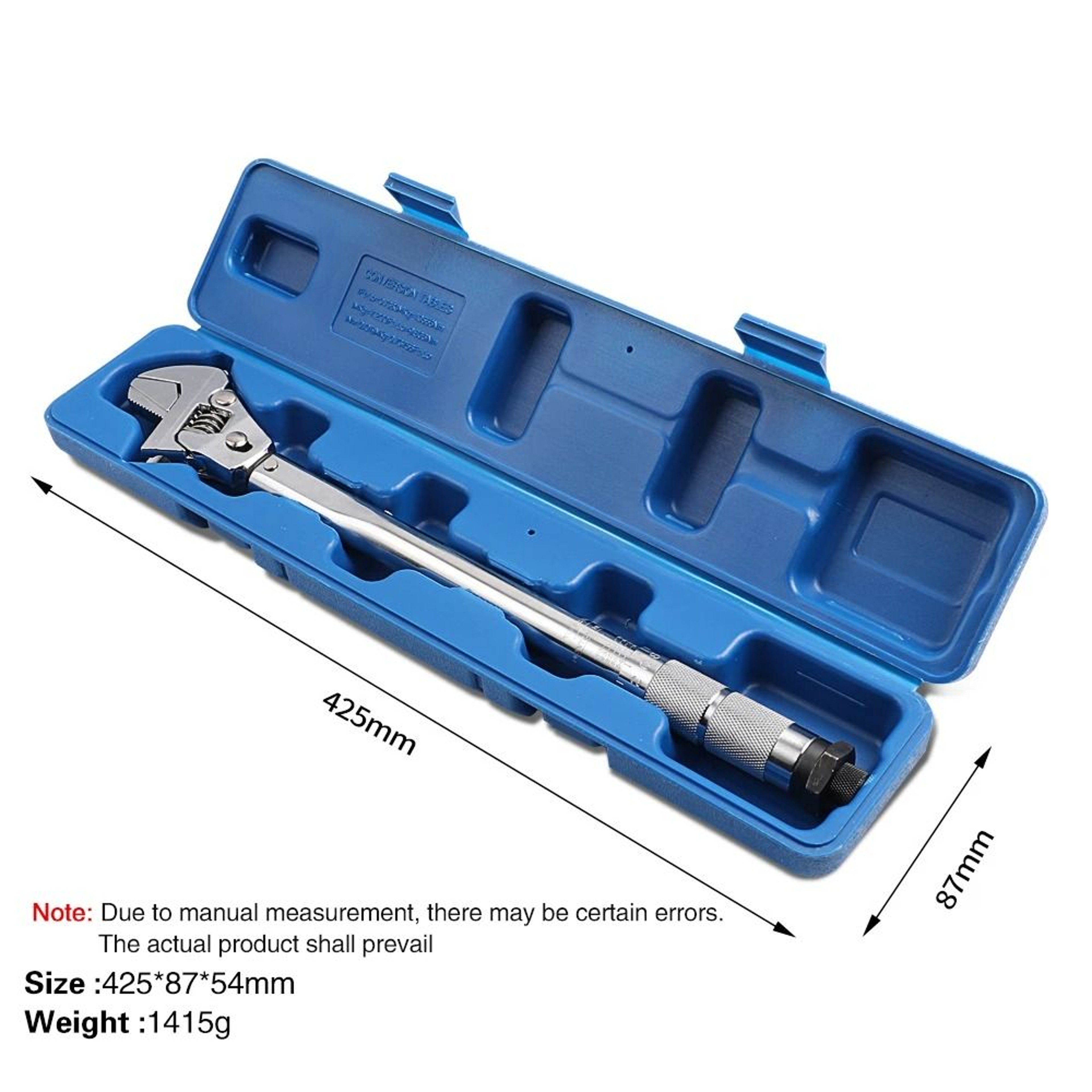 Adjustable Open End Torque Wrench 19 To 110 Nm Multi Function Tool 1