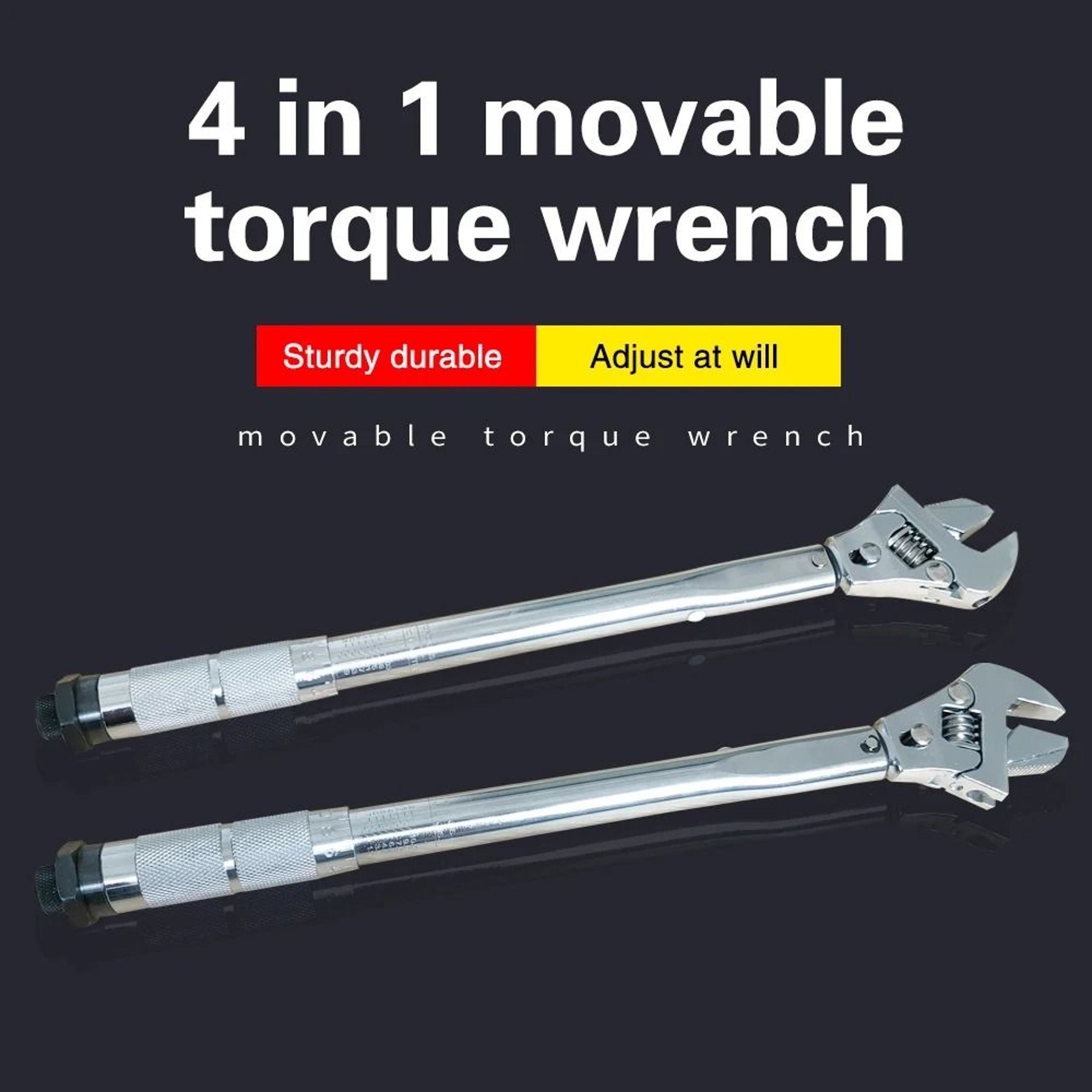 Adjustable Open End Torque Wrench 19 To 110 Nm Multi Function Tool 4