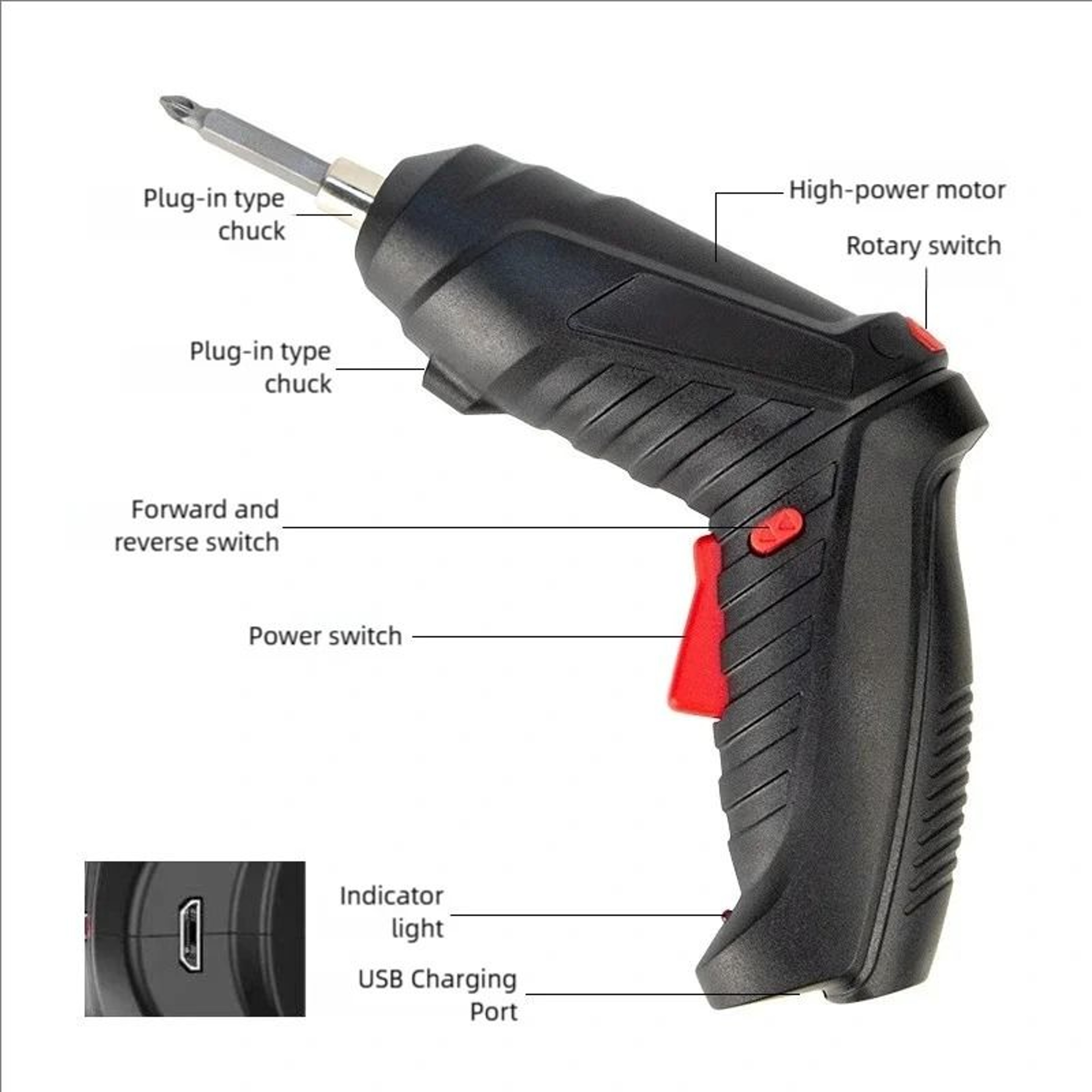 TINSOL 47 In 1 Precision Electric Screwdriver Multi Function Repair Tool Set 3