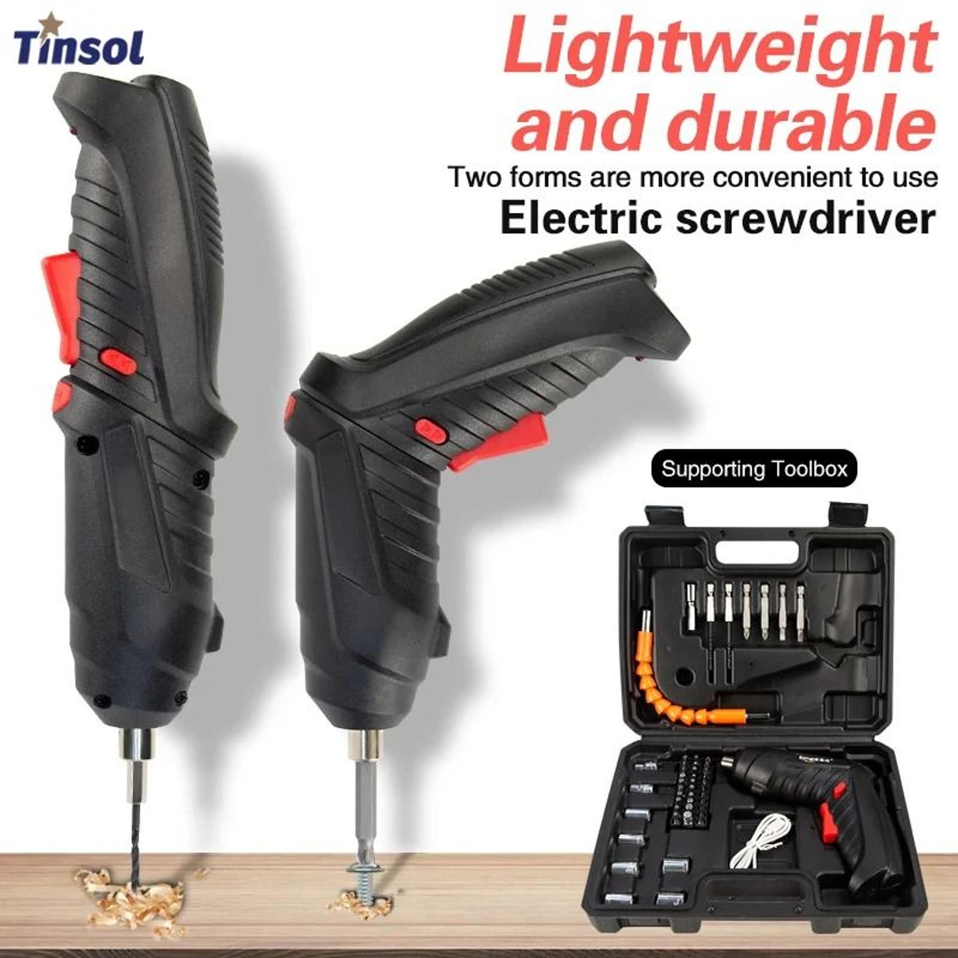 TINSOL 47 In 1 Precision Electric Screwdriver Multi Function Repair Tool Set 6
