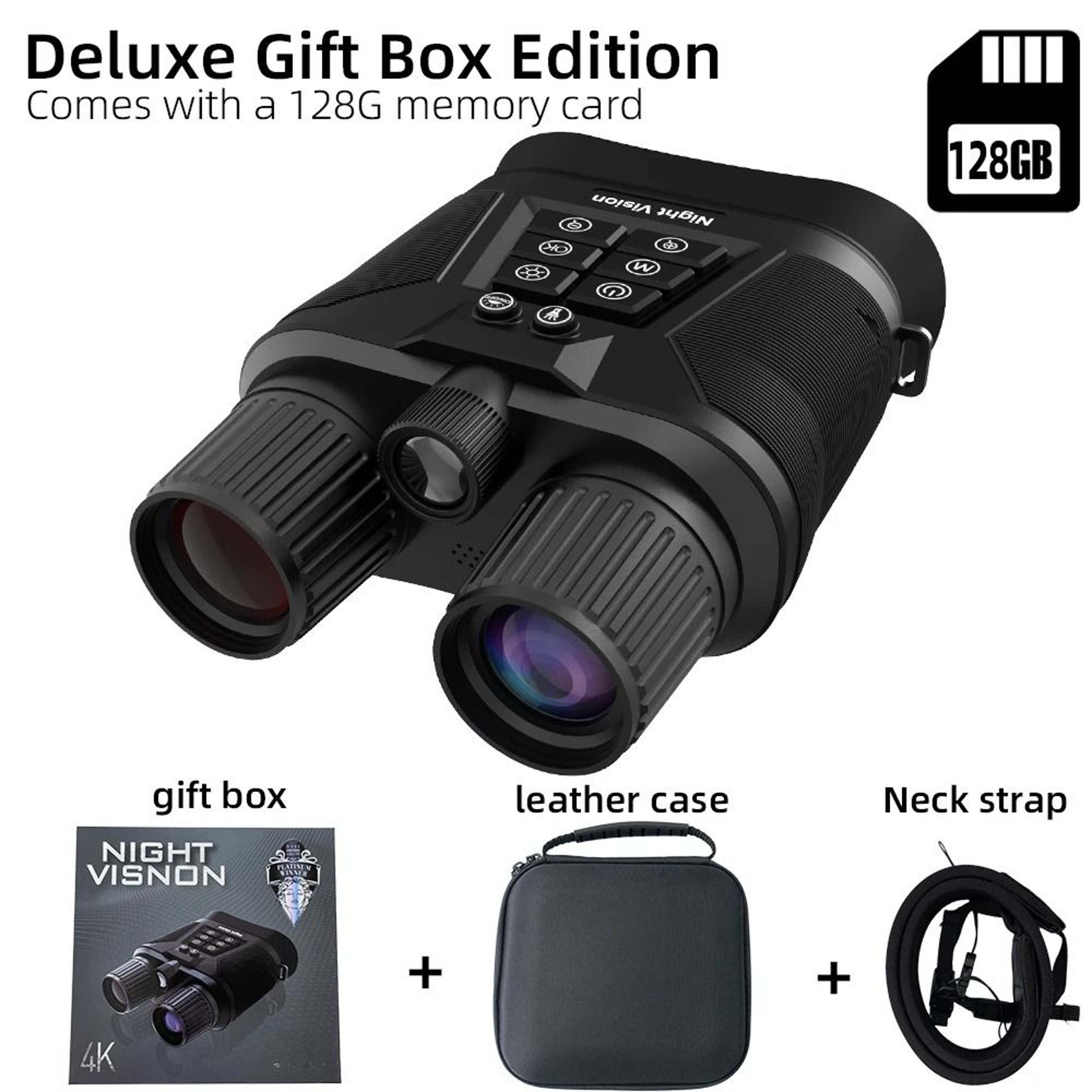 Tinsol 600M Infrared Night Vision Telescope 4K Digital Binoculars With Zoom 3
