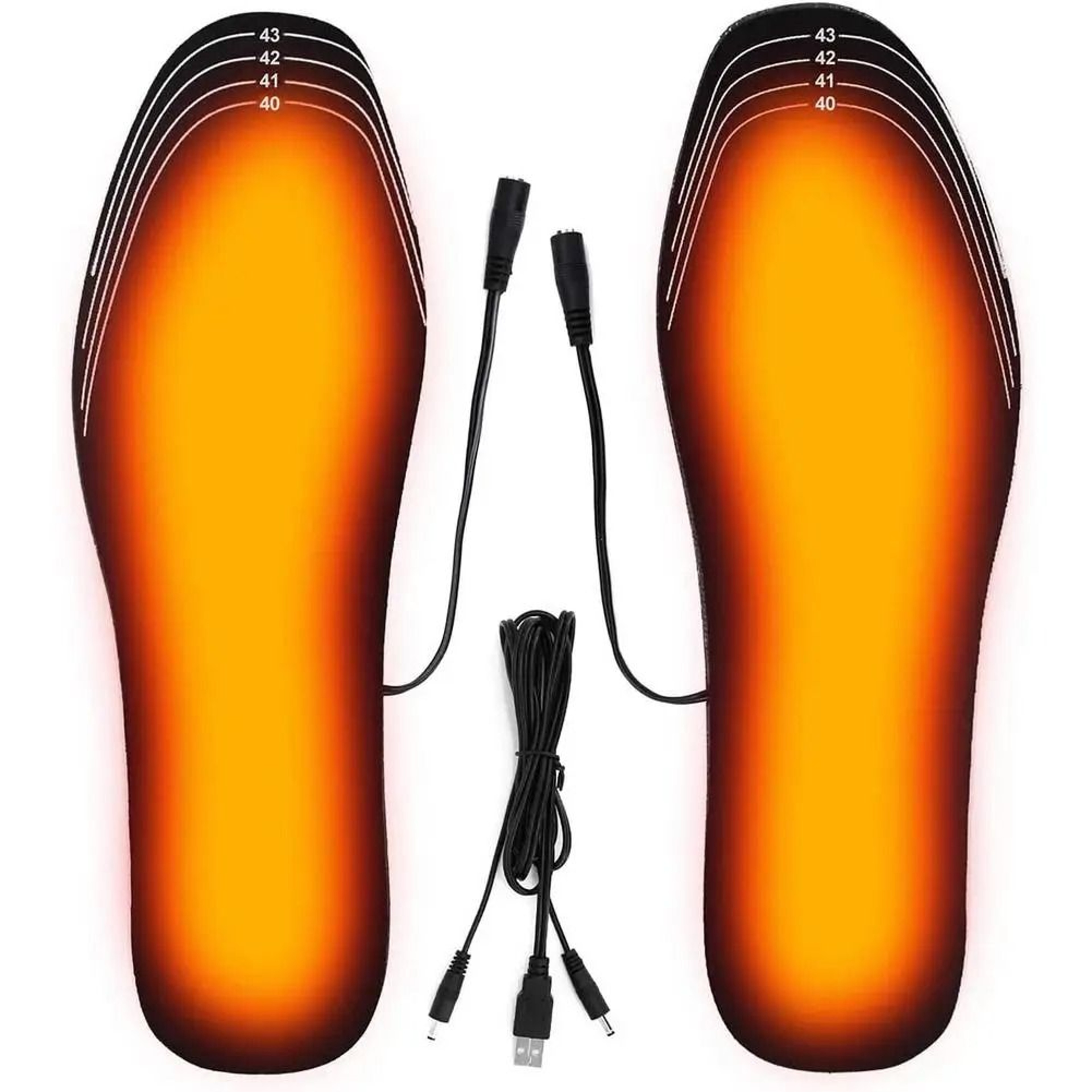 USB Heated Insoles Customizable Foot Warmer Heating Shoe Inserts 1