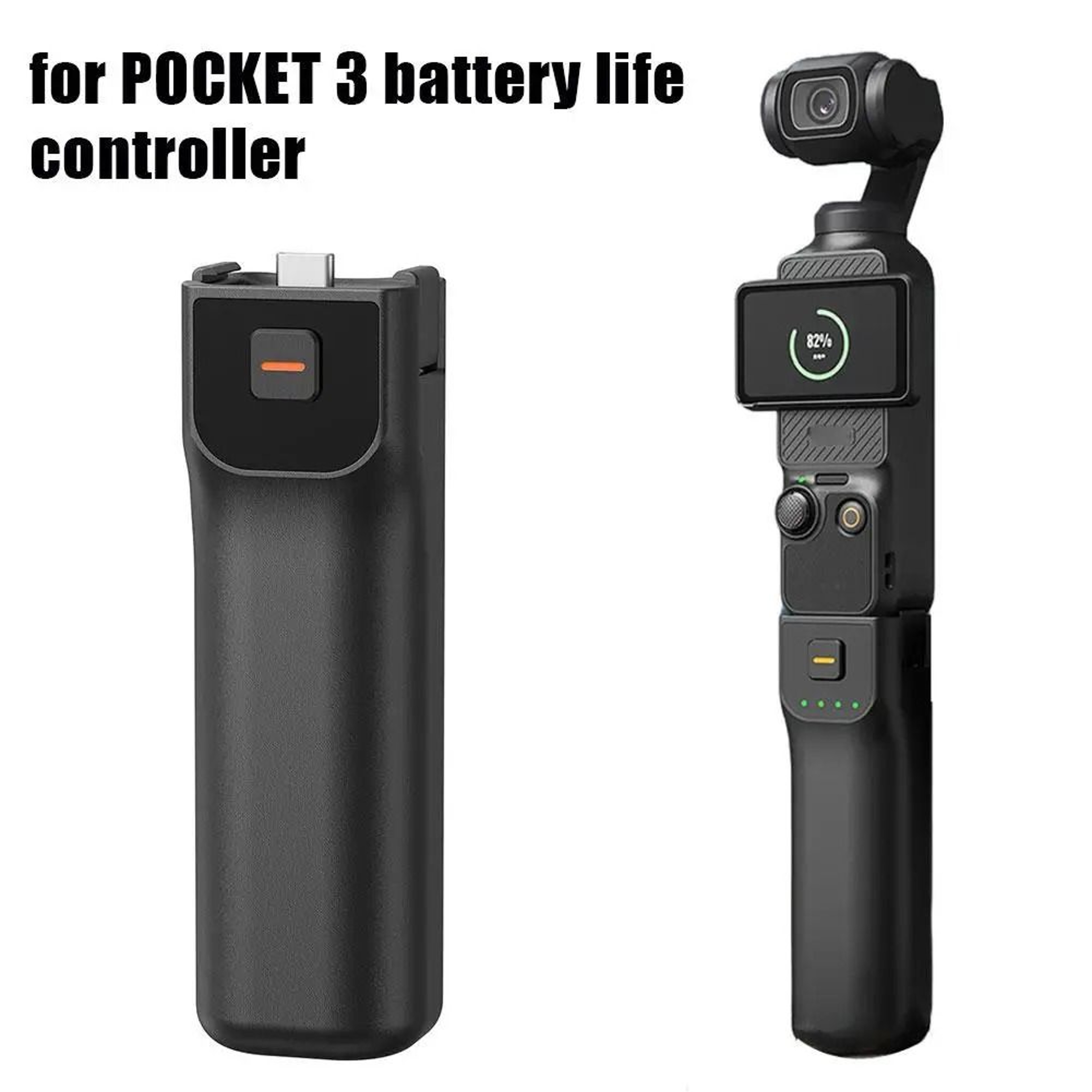DJI Pocket 3 Handheld Power Bank Charger Mobile Charging Controller 4