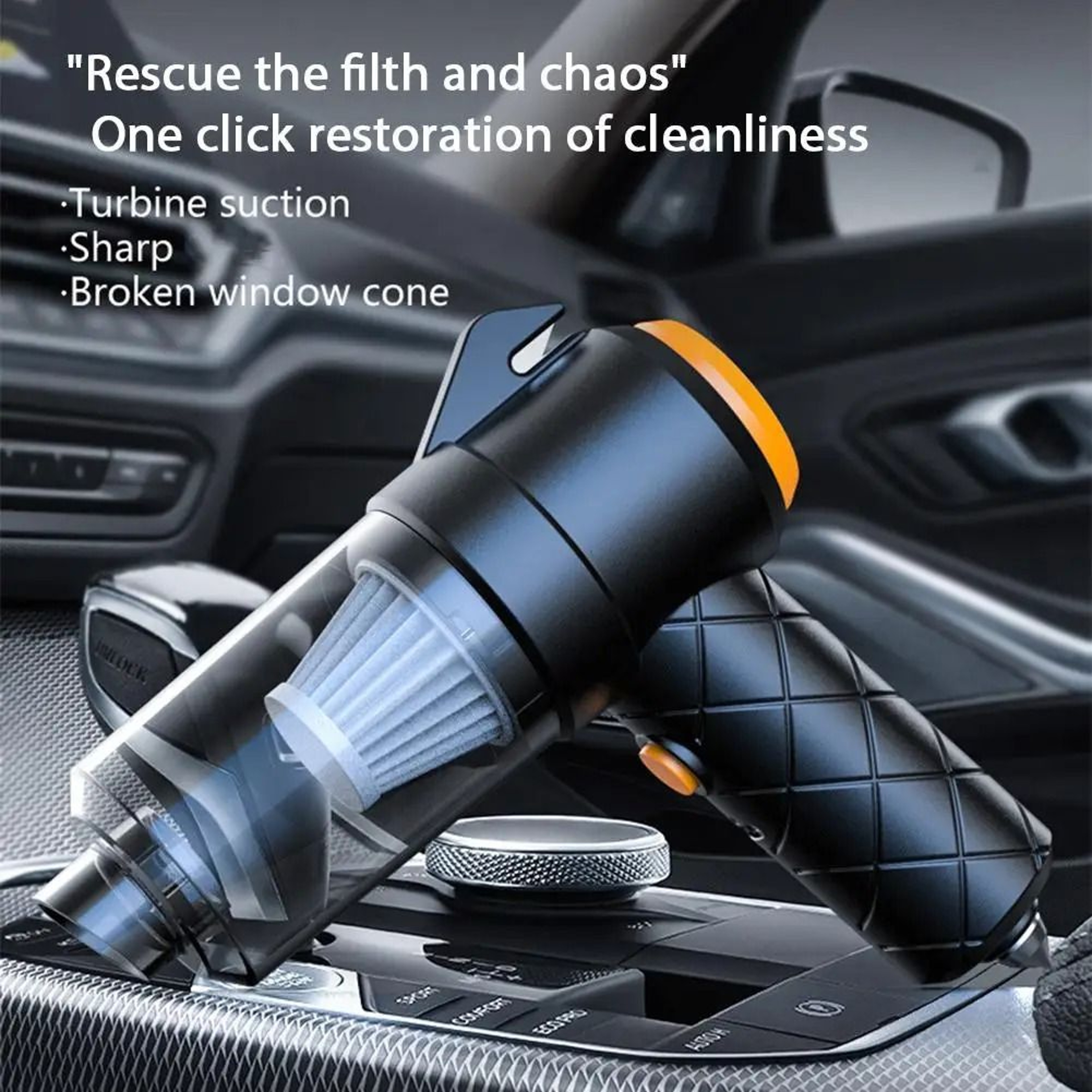 Wireless Mini Car Vacuum Cleaner High Power Suction And Blower 1