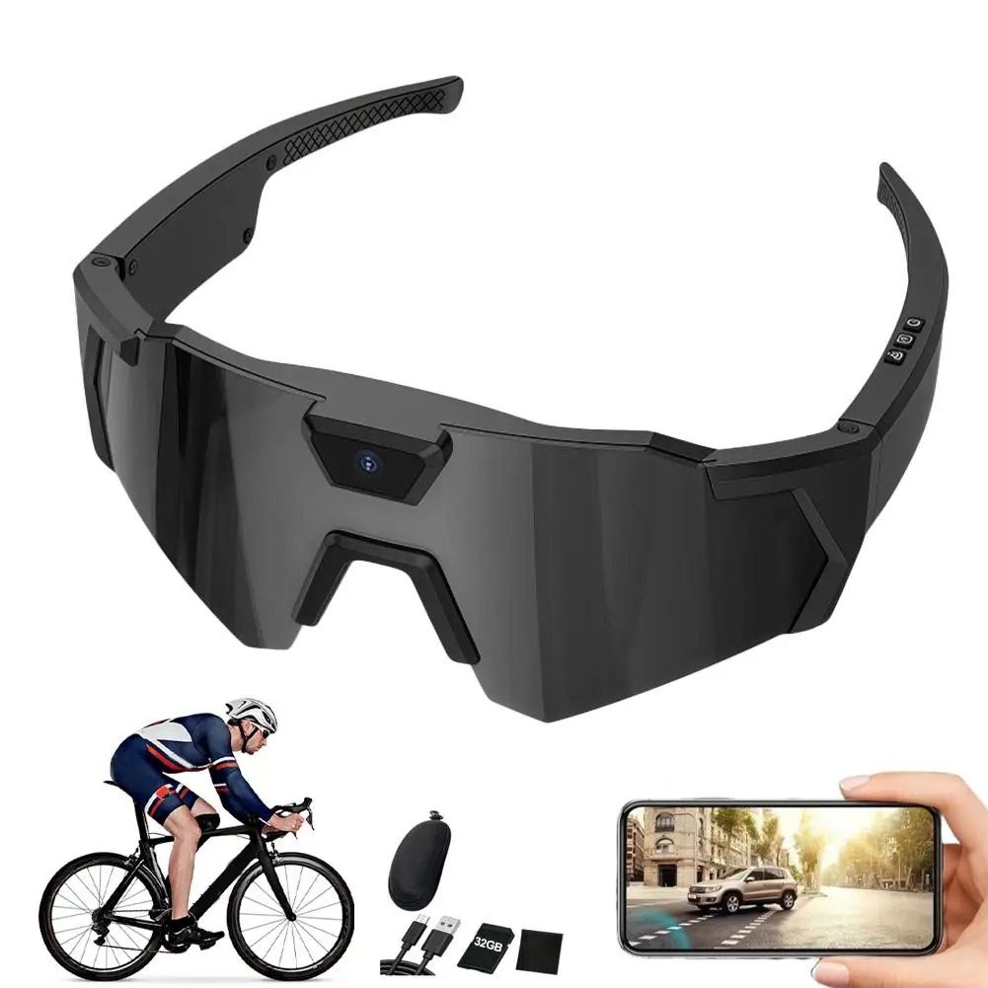Smart Sports Camera Sunglasses With 32GB Memory Card 5