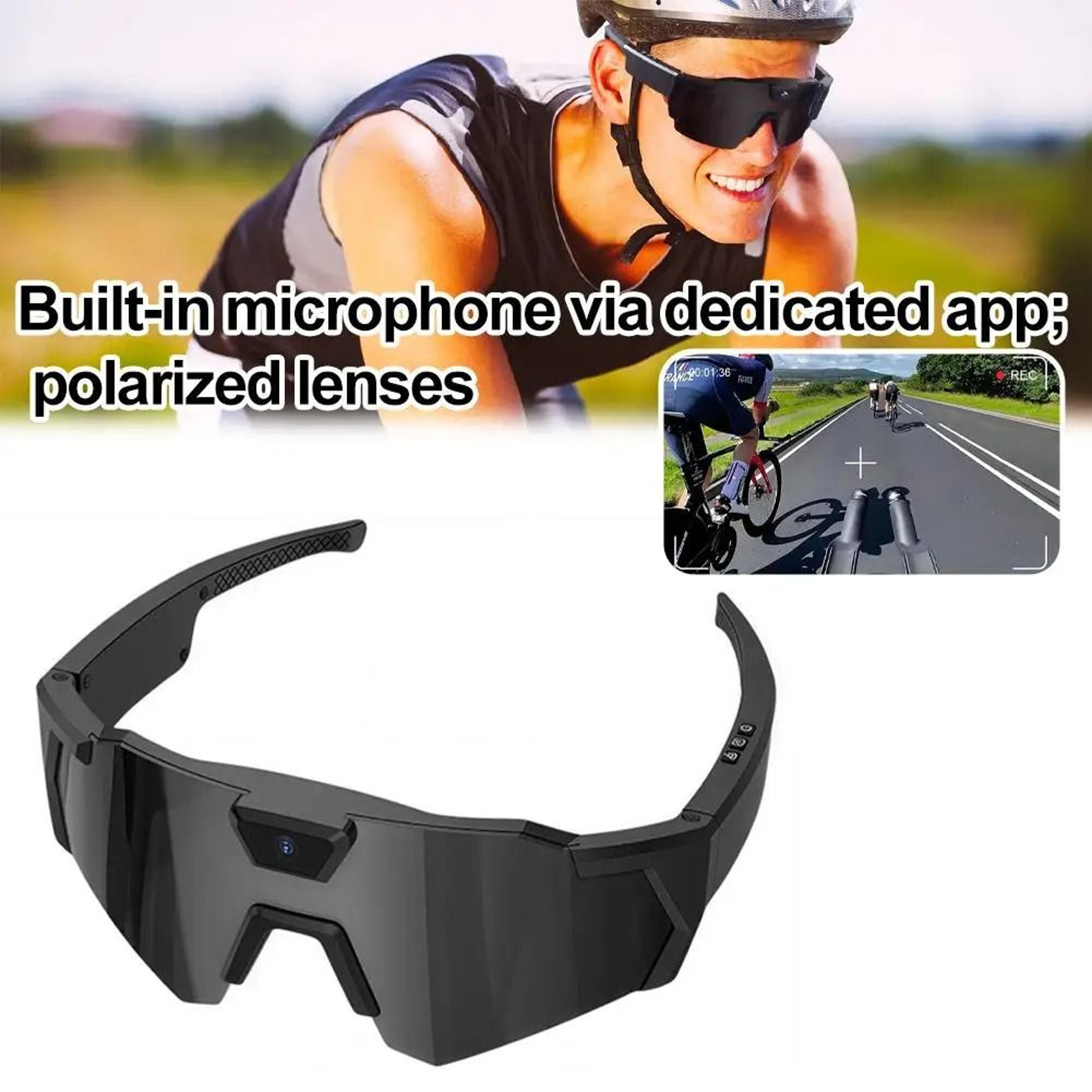 Smart Sports Camera Sunglasses With 32GB Memory Card 10
