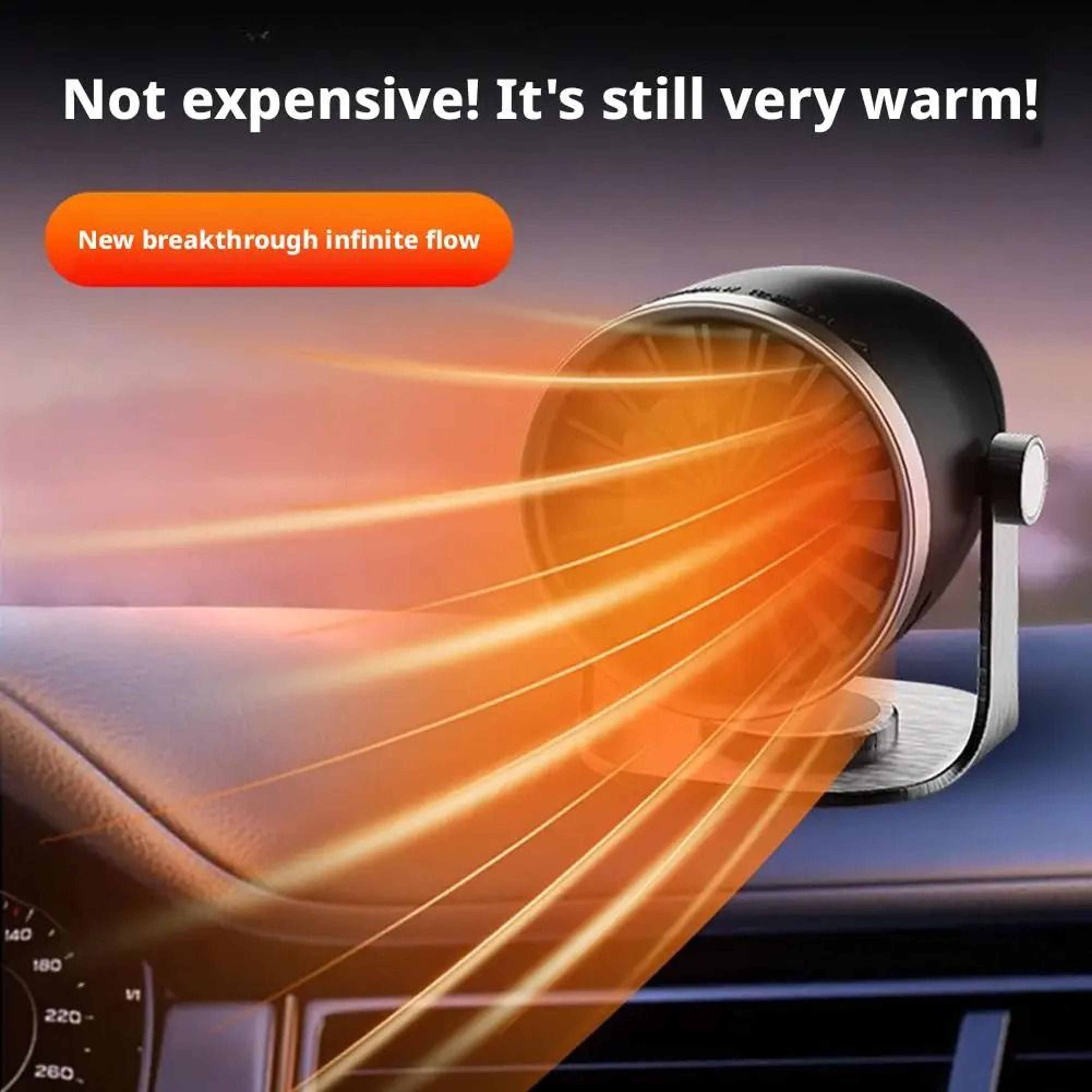 Three In One High Power Car Heater Windshield Defroster 12V 24V 7