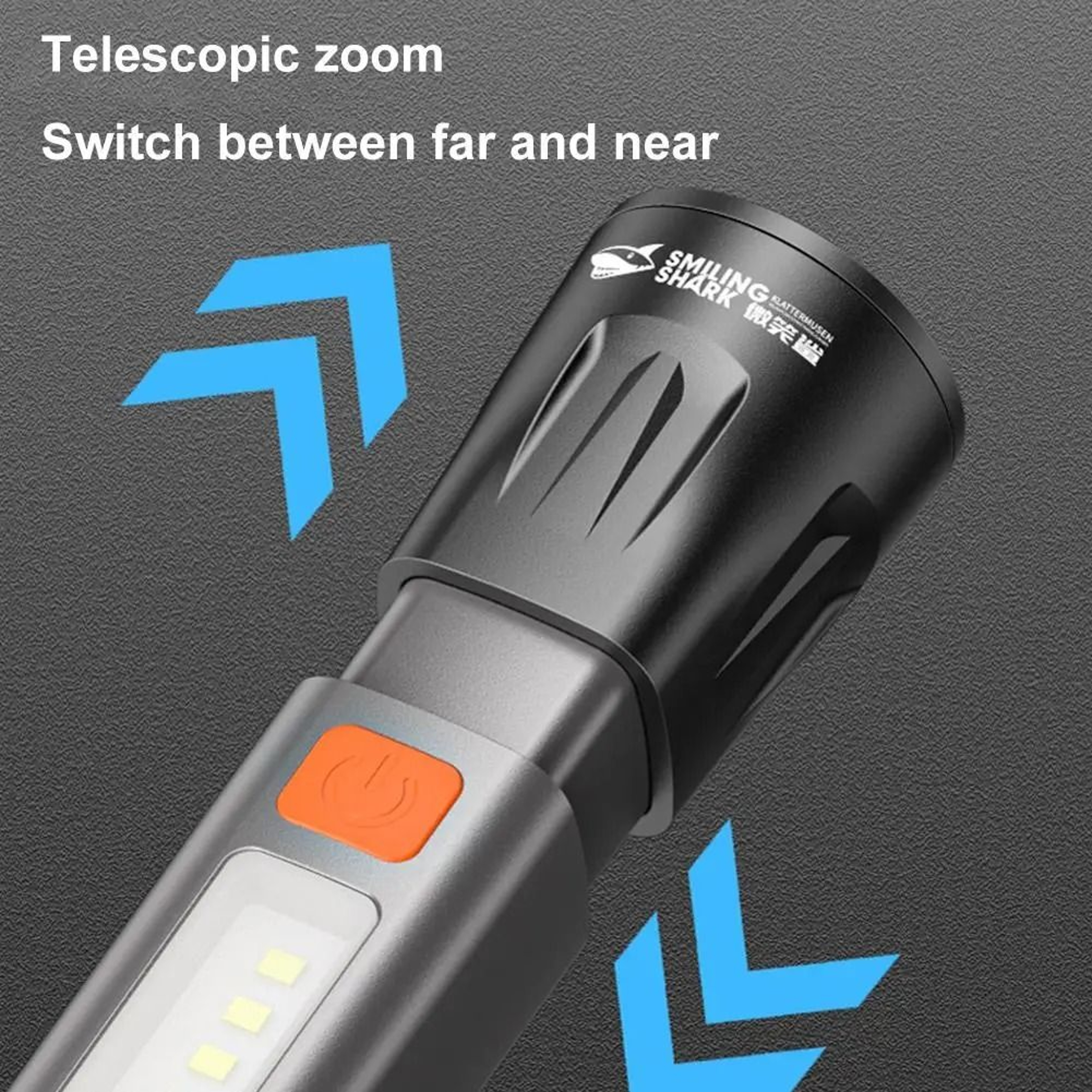 Mini USB Rechargeable Outdoor Flashlight For Camping And Hiking 4