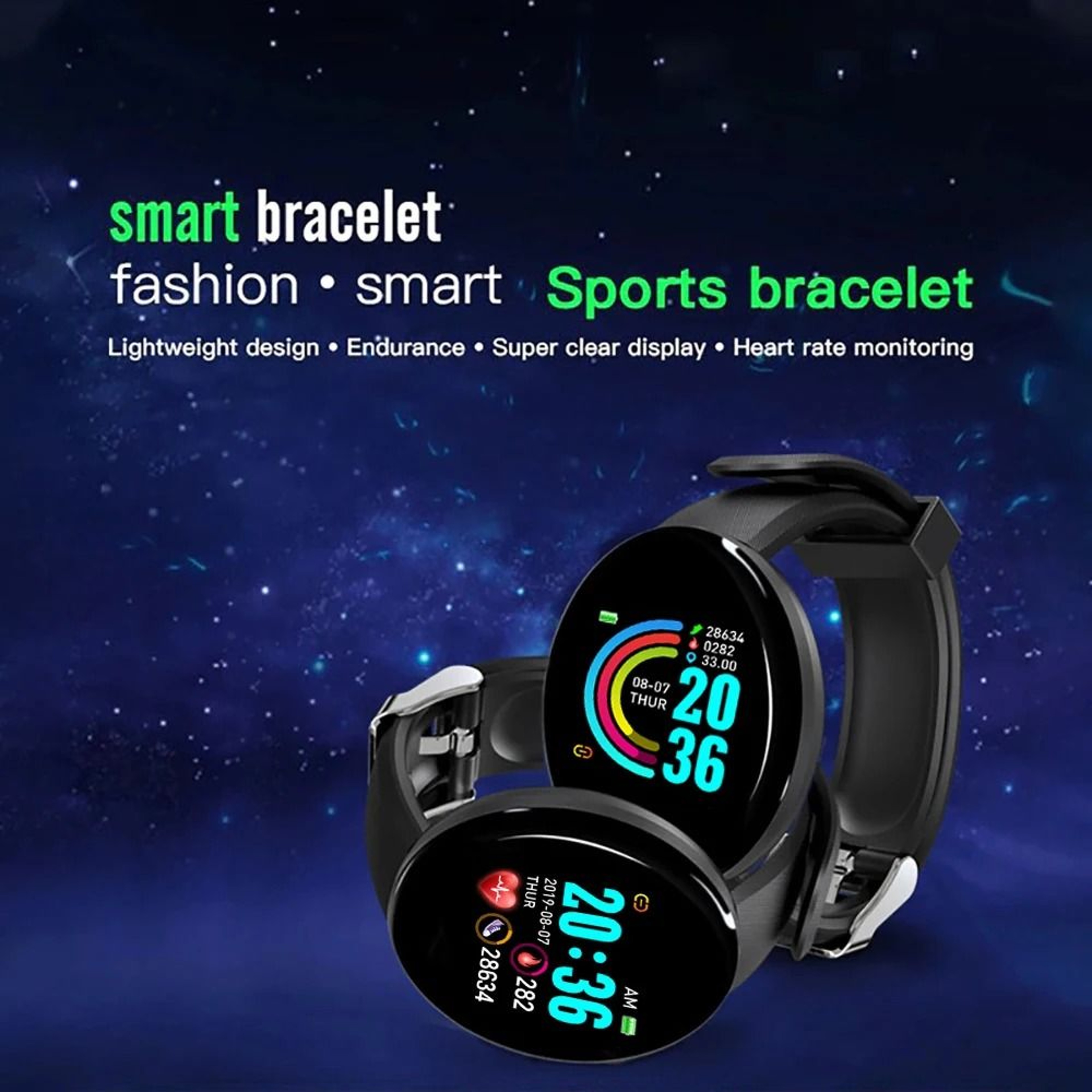 D18 Smart Watch Fitness Tracker With Sleep Monitor And Message Alerts 8