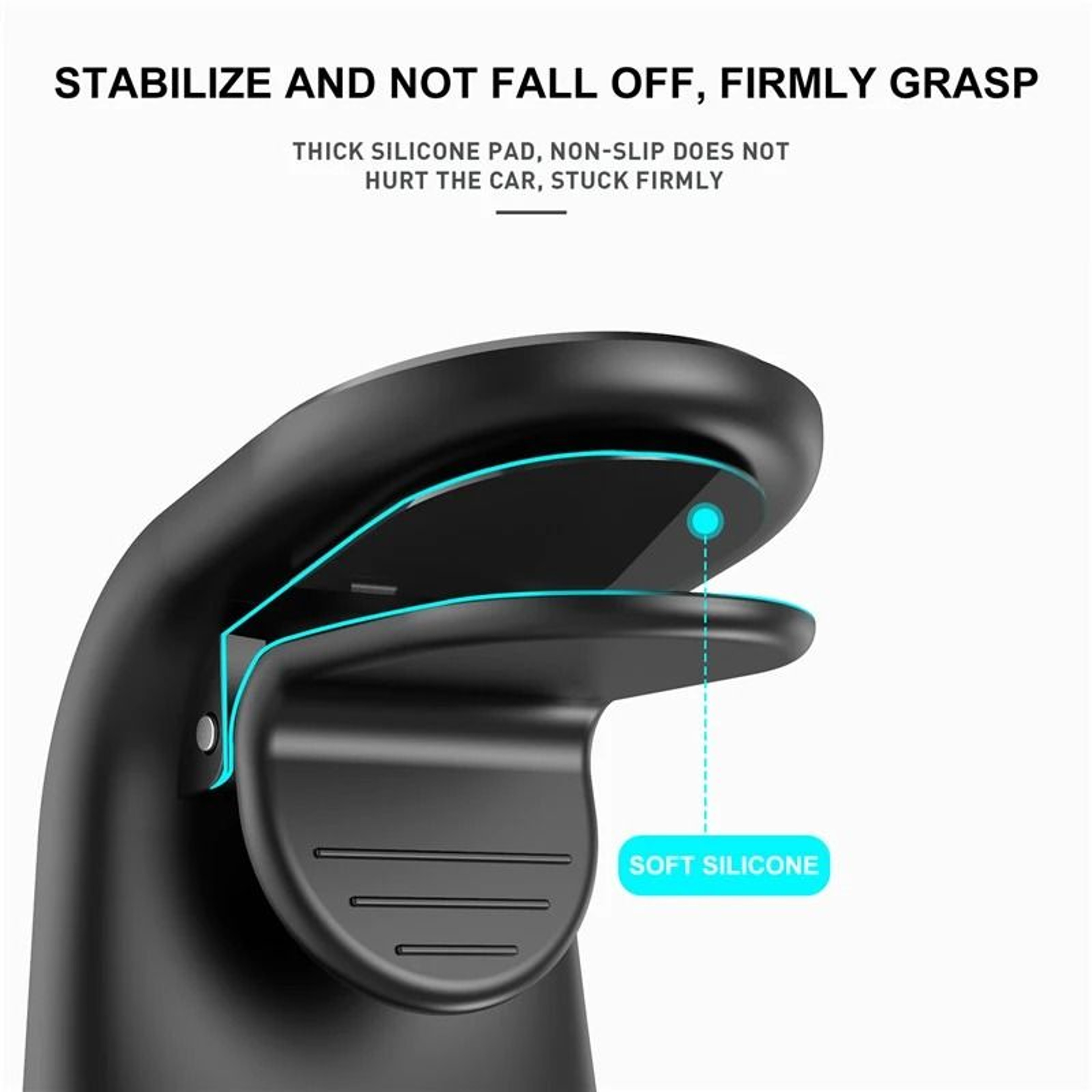 360 Degree Magnetic Car Phone Holder Air Vent Mount Metal Stand 7