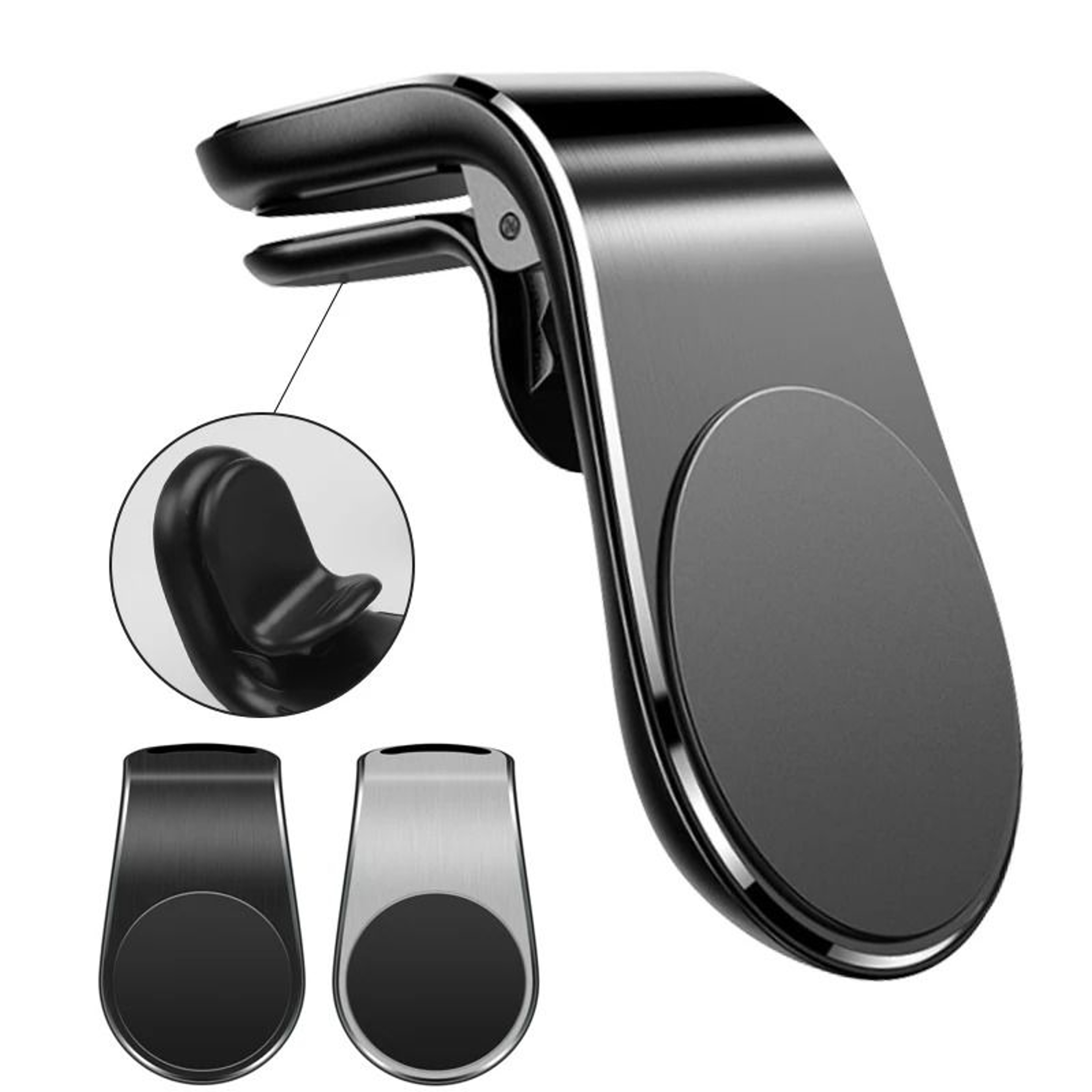 360 Degree Magnetic Car Phone Holder Air Vent Mount Metal Stand 8