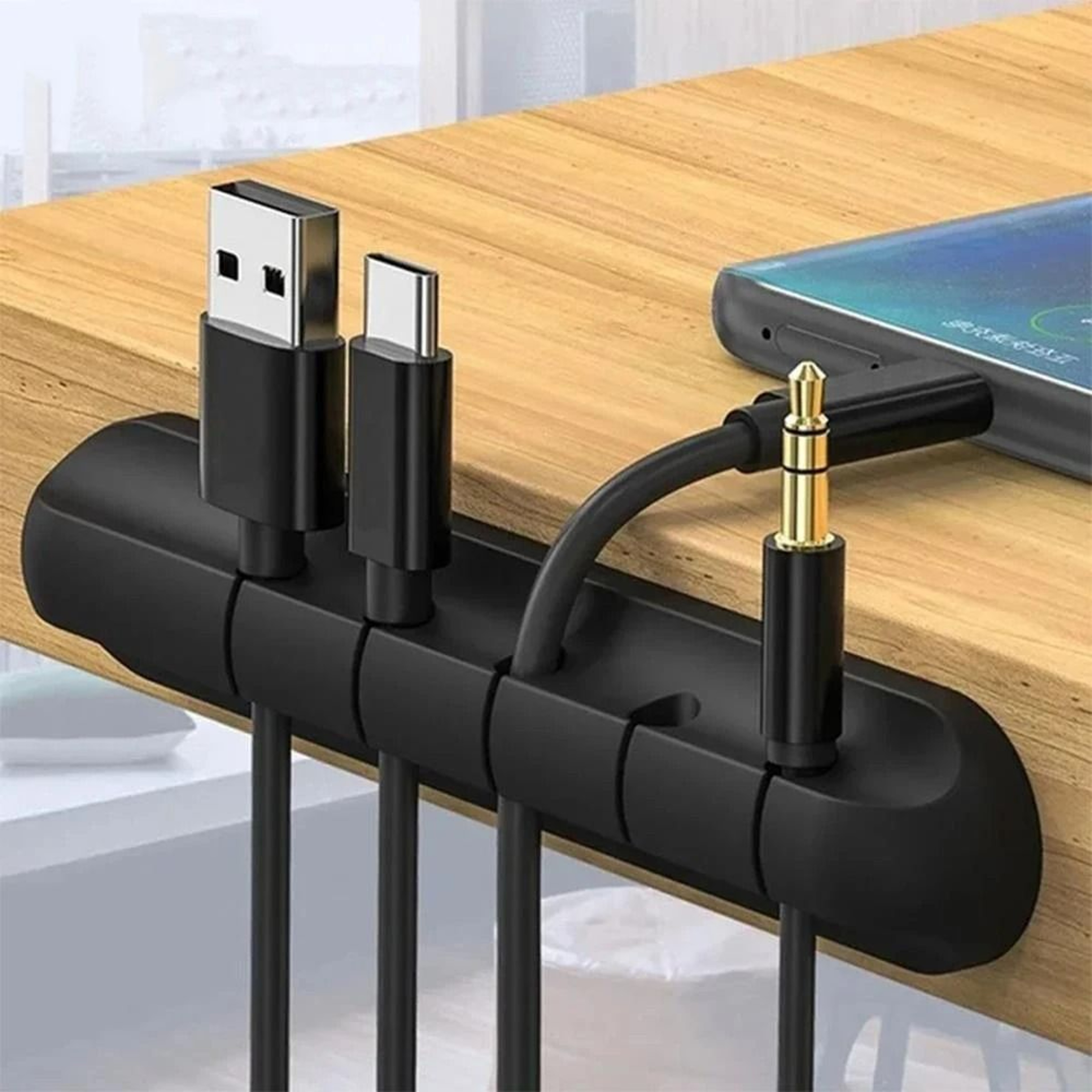 Adhesive Cable Holder Clips Desktop Cord Organizer For Charging Cables 9