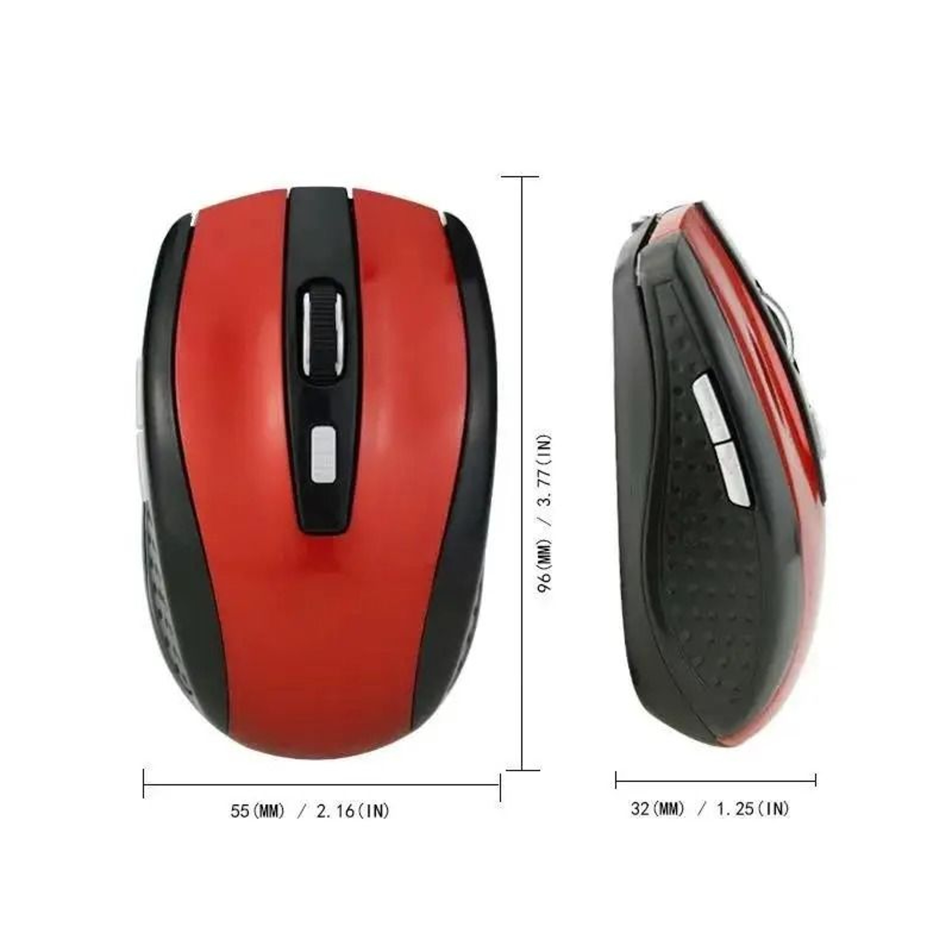 24GHz Wireless Gaming Mouse Adjustable DPI Ergonomic Optical Mouse 2