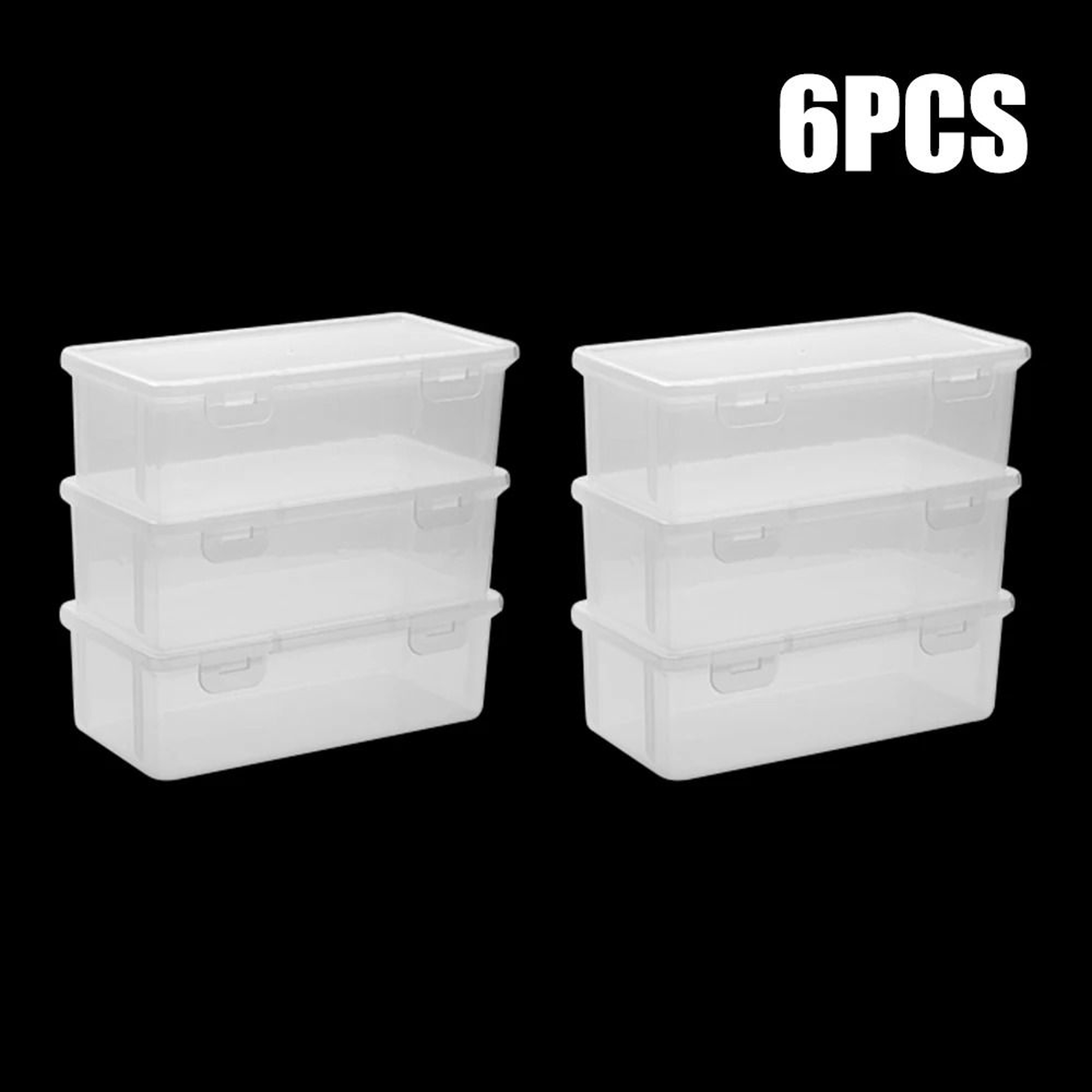 Transparent Plastic Pencil Case Box For Students Stationery Storage 4